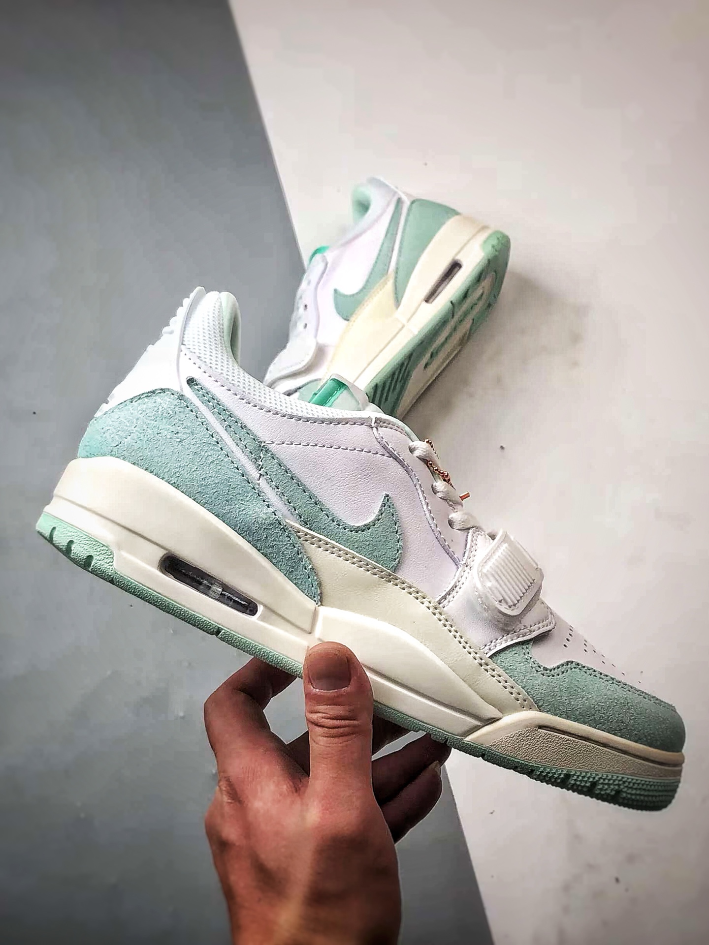 Jordan Legacy 312 White Green Sneakers