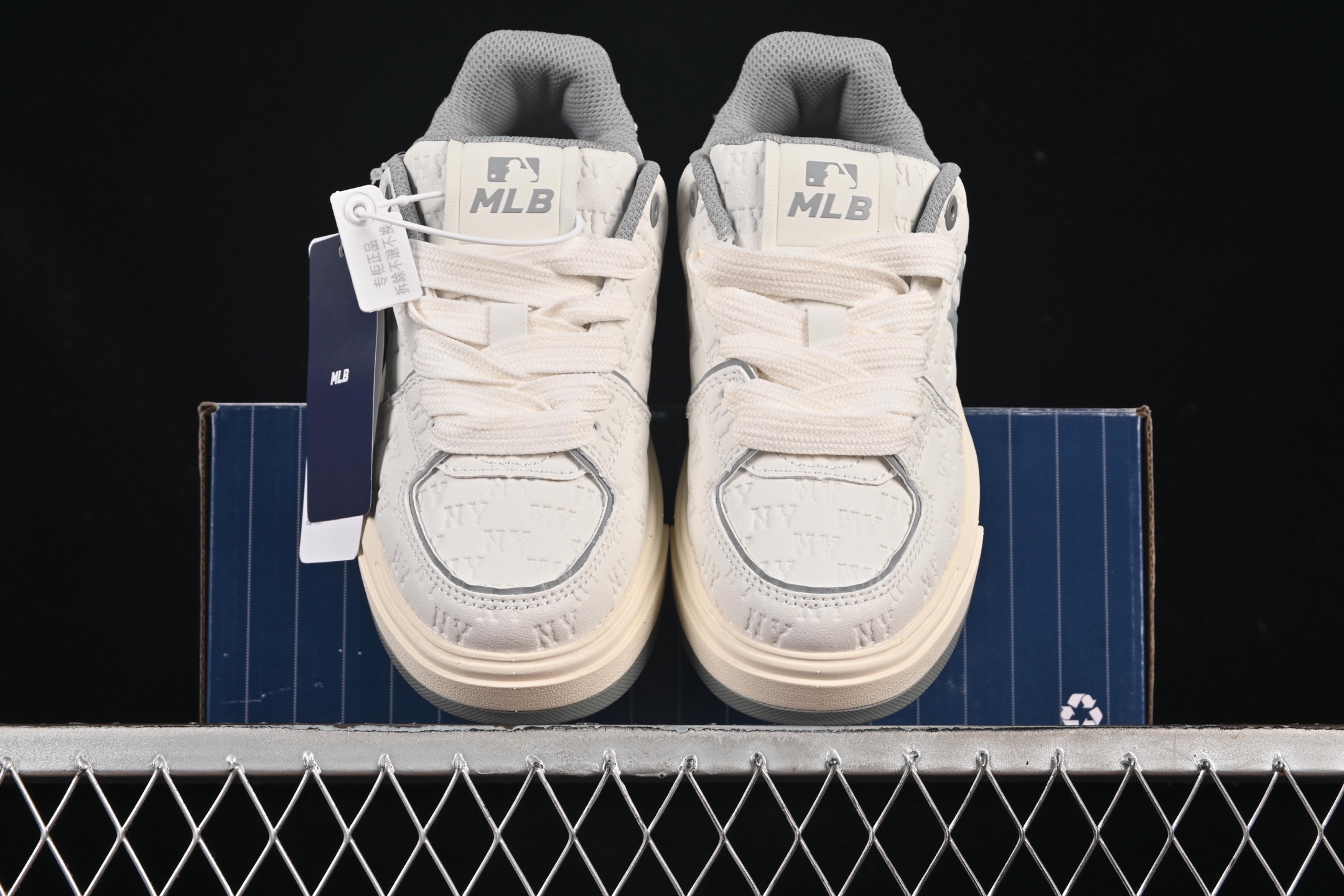 MLB NY Bigball Chunky Sneakers White/Grey