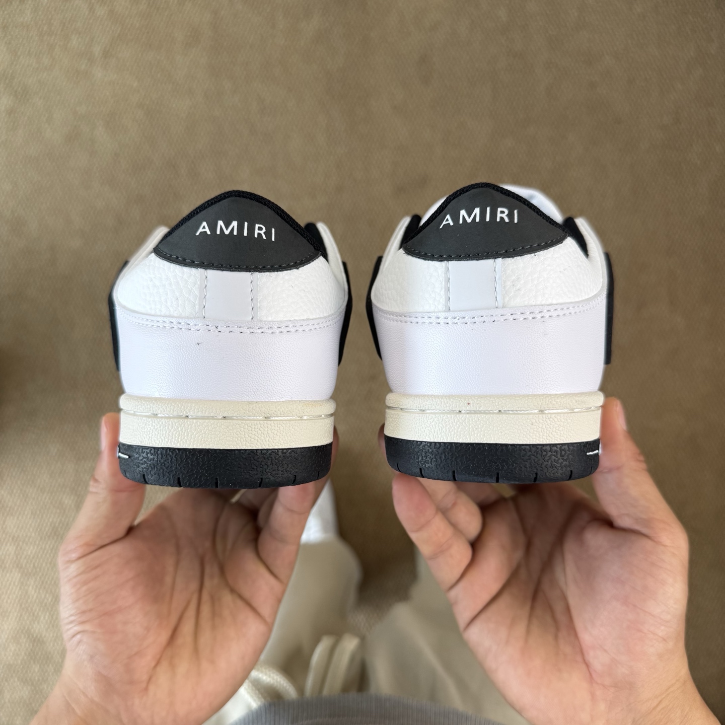 AMIRI Skeleton Low-Top Sneakers White/Black