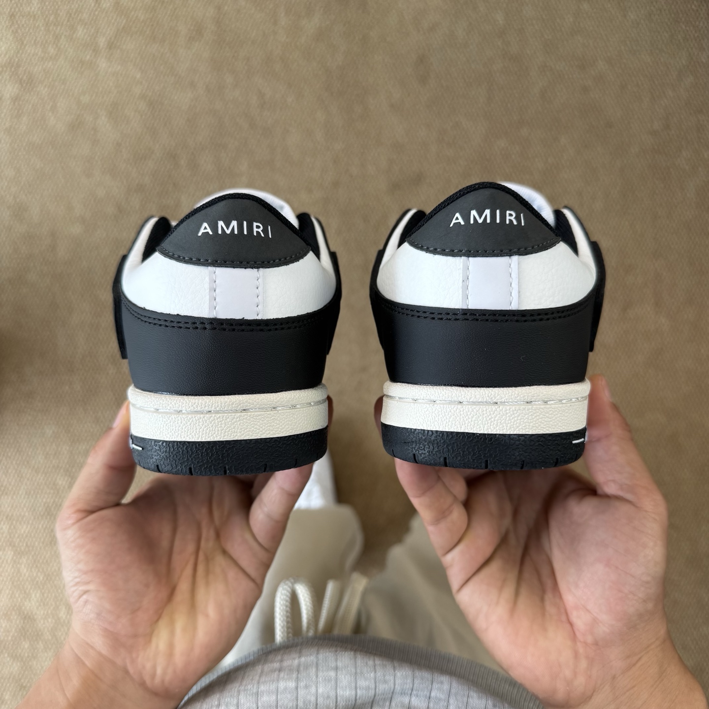 AMIRI Skel Top Low Sneakers Black/White