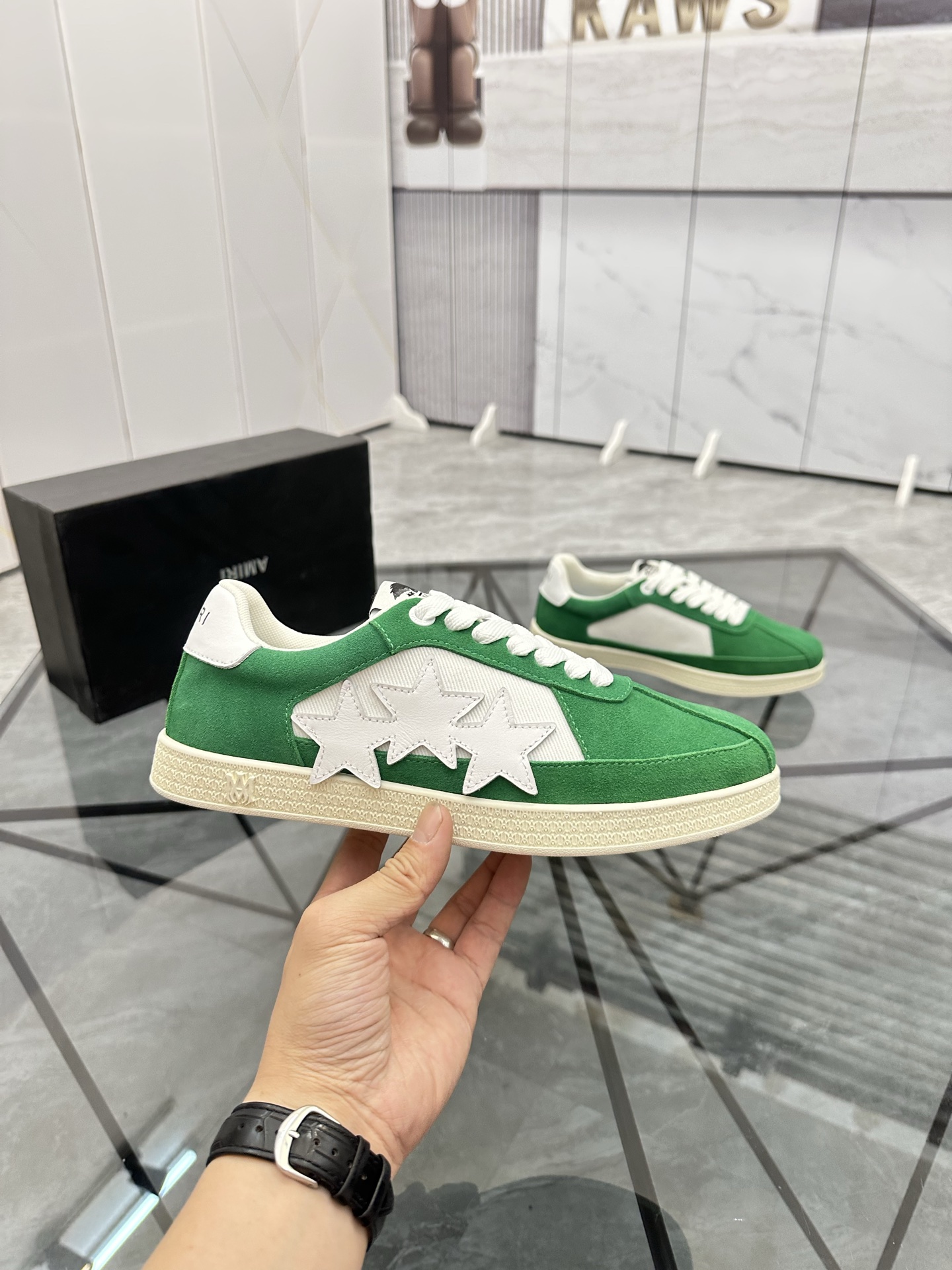 Amiri Star Low Sneakers Green