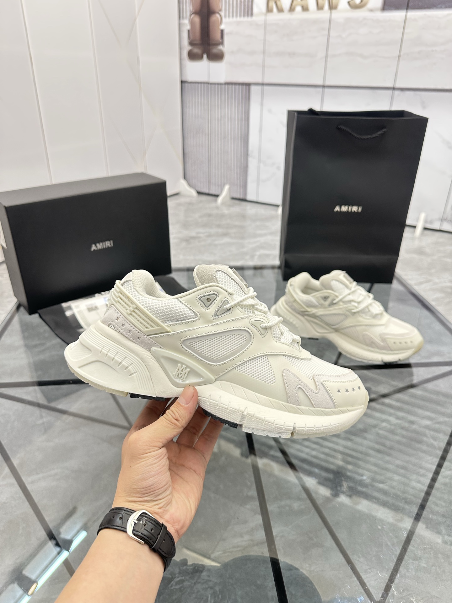 AMIRI Low-Top Casual Sneaker White