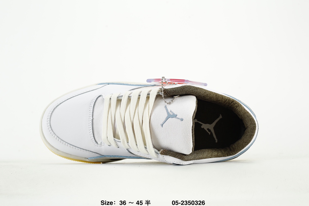 Jordan Flight Court Low Retro Sneakers White/Gray