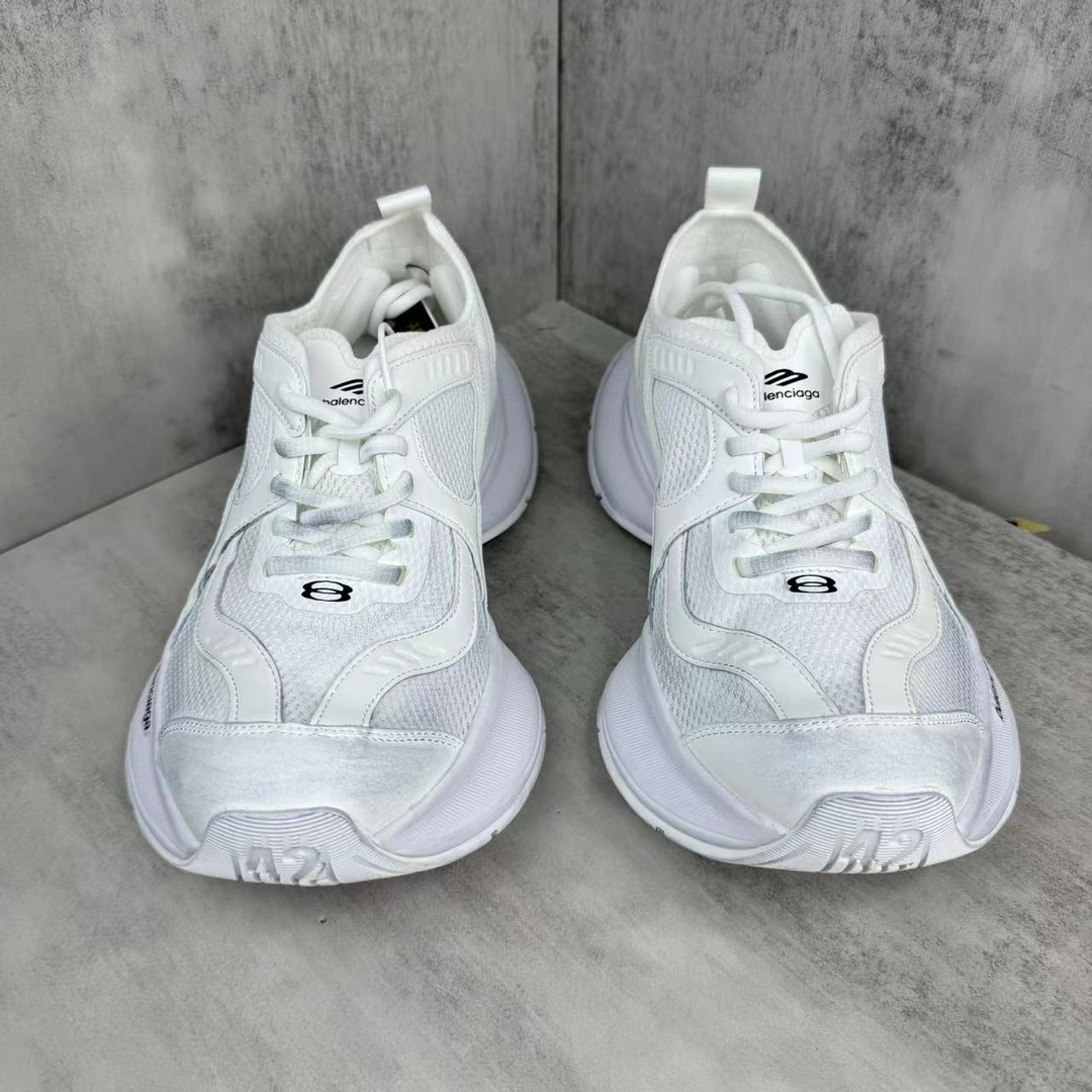 Balenciaga Lightweight Breathable Running Sneakers White