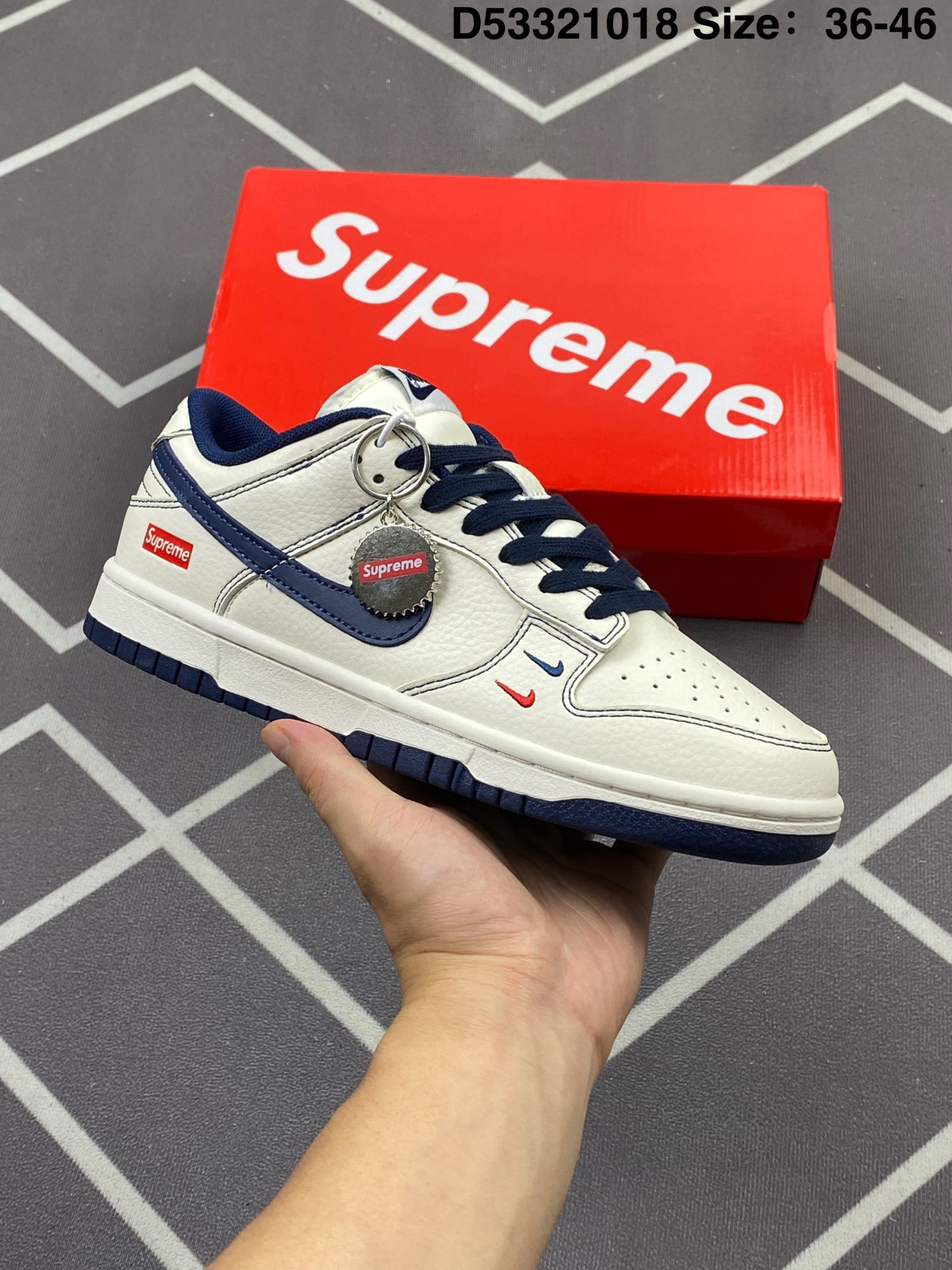 Nike Dunk Low SB Skate Shoes Grey Blue