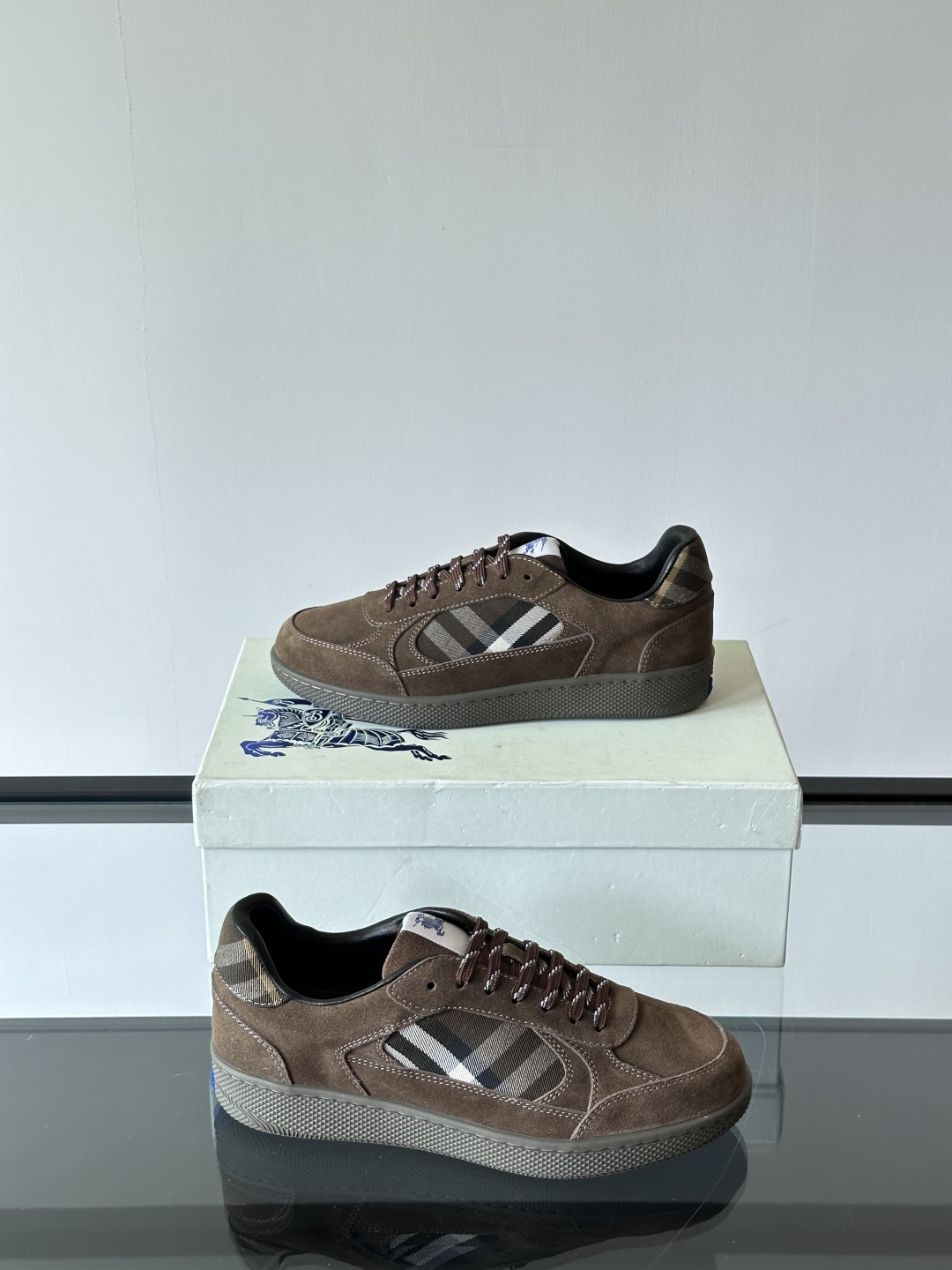 Burberry Vintage Check Sneakers Brown