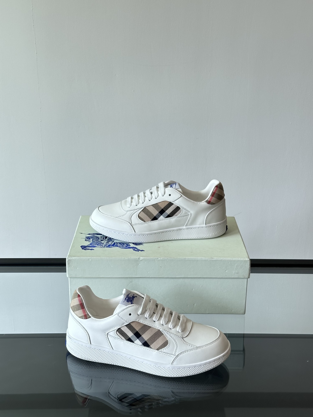 Burberry Vintage Check Sneakers White