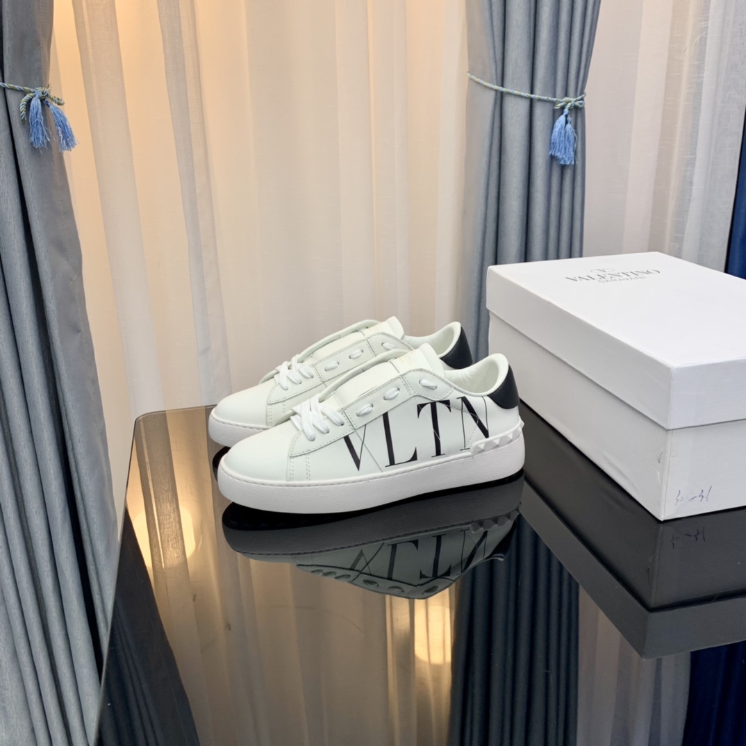 Valentino VLTN Logo Strap Sneakers White/Black