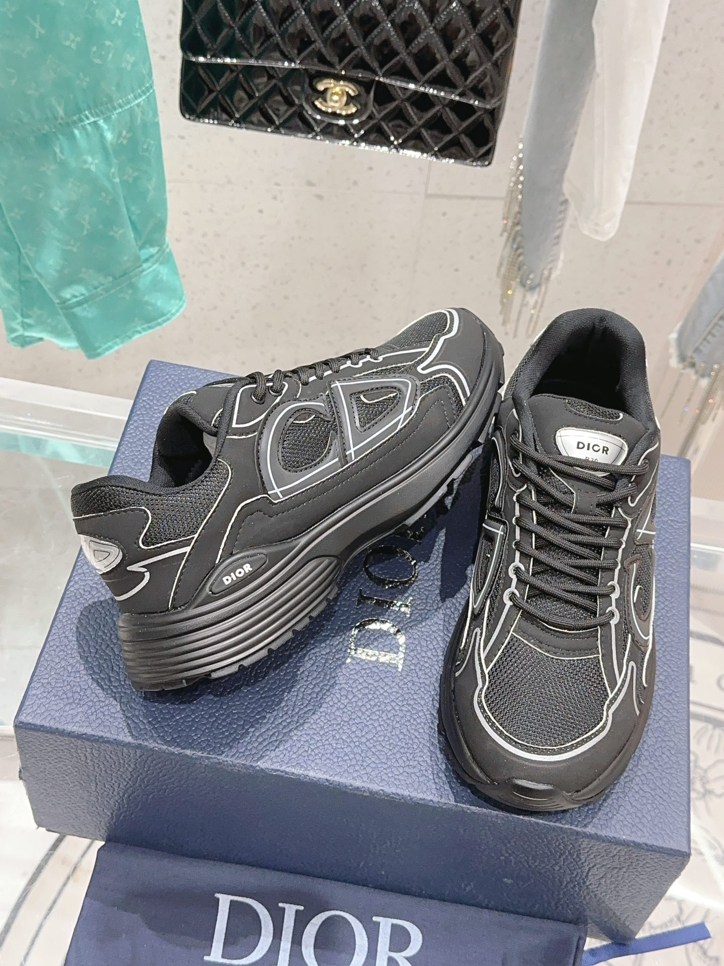 Dior B30 Mesh Sneakers Black