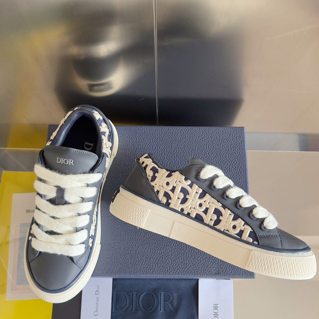 Dior B33 Oblique Sneakers Navy