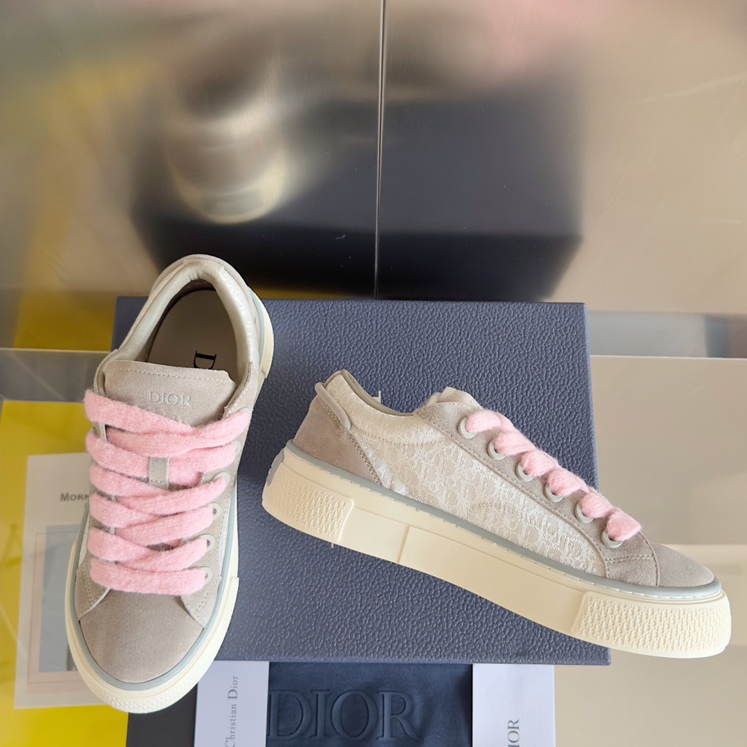 Dior B33 Oblique Sneaker Grey/Pink