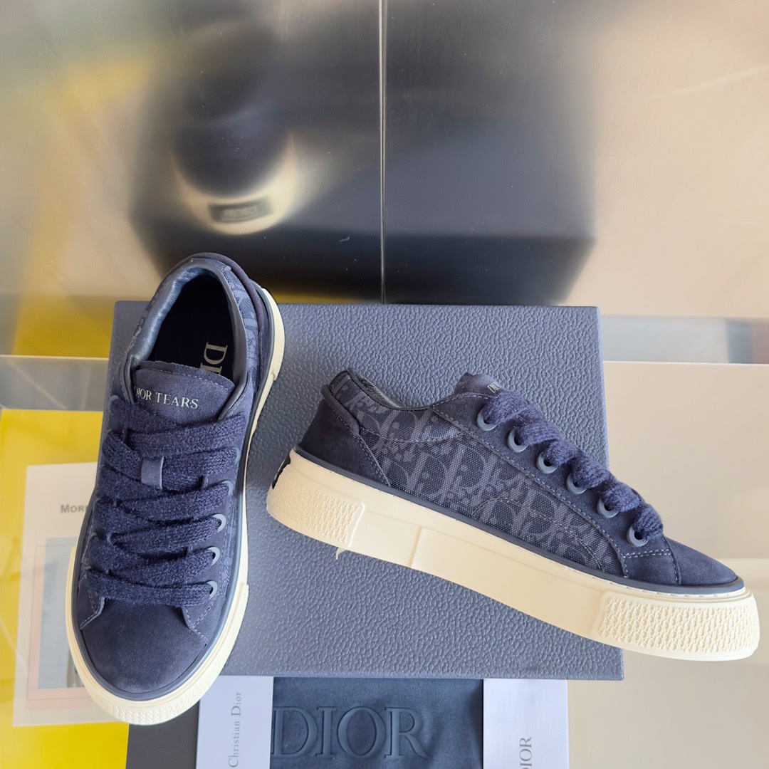 Dior B33 Oblique Sneakers Navy