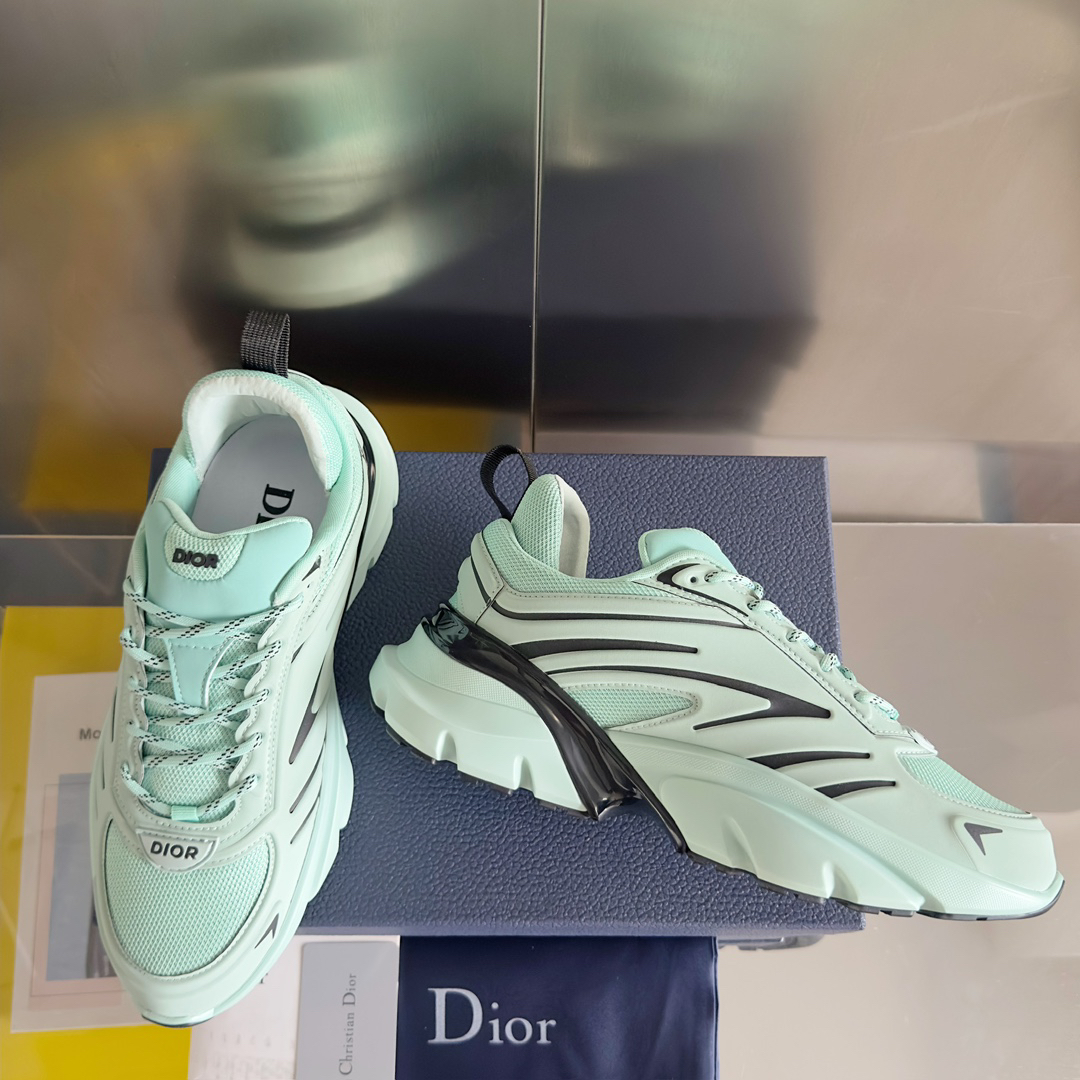 Dior B44 Blade Chunky Sneakers Mint