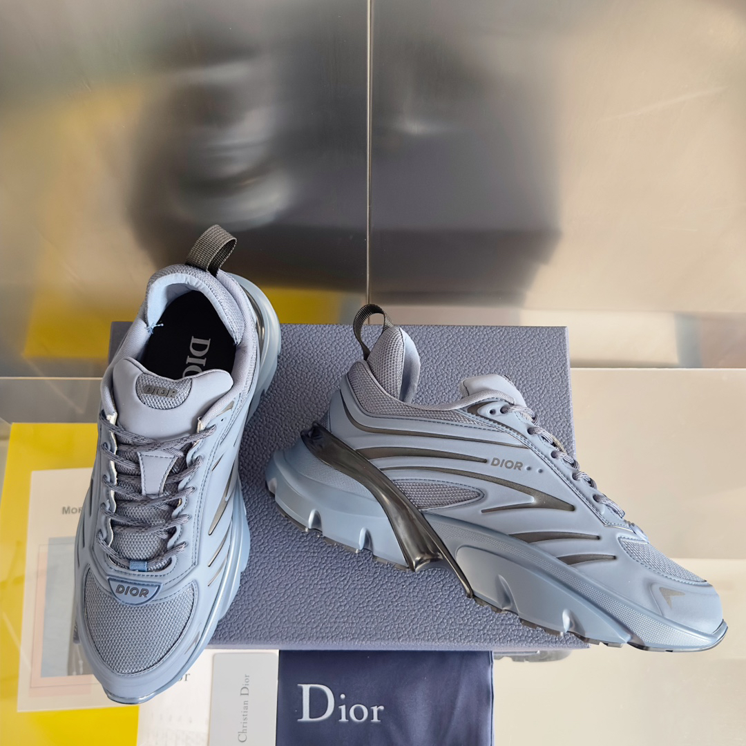 Dior B44 Blade Chunky Running Sneakers Blue