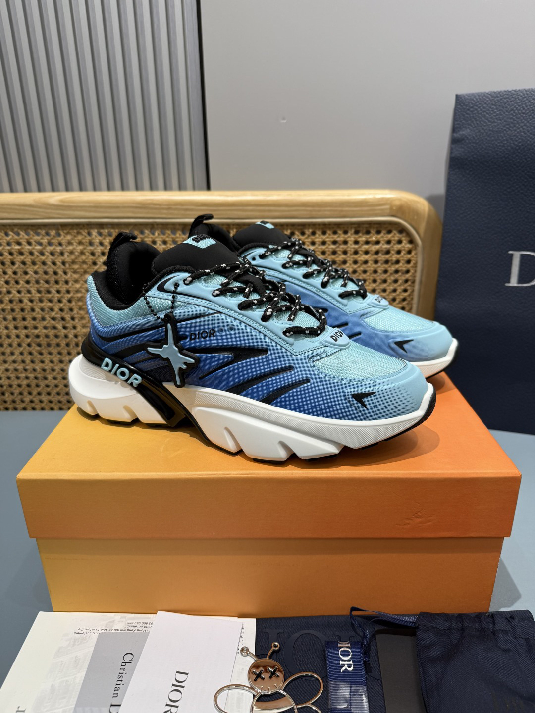 Dior B44 Blade Chunky Runner Sky Blue