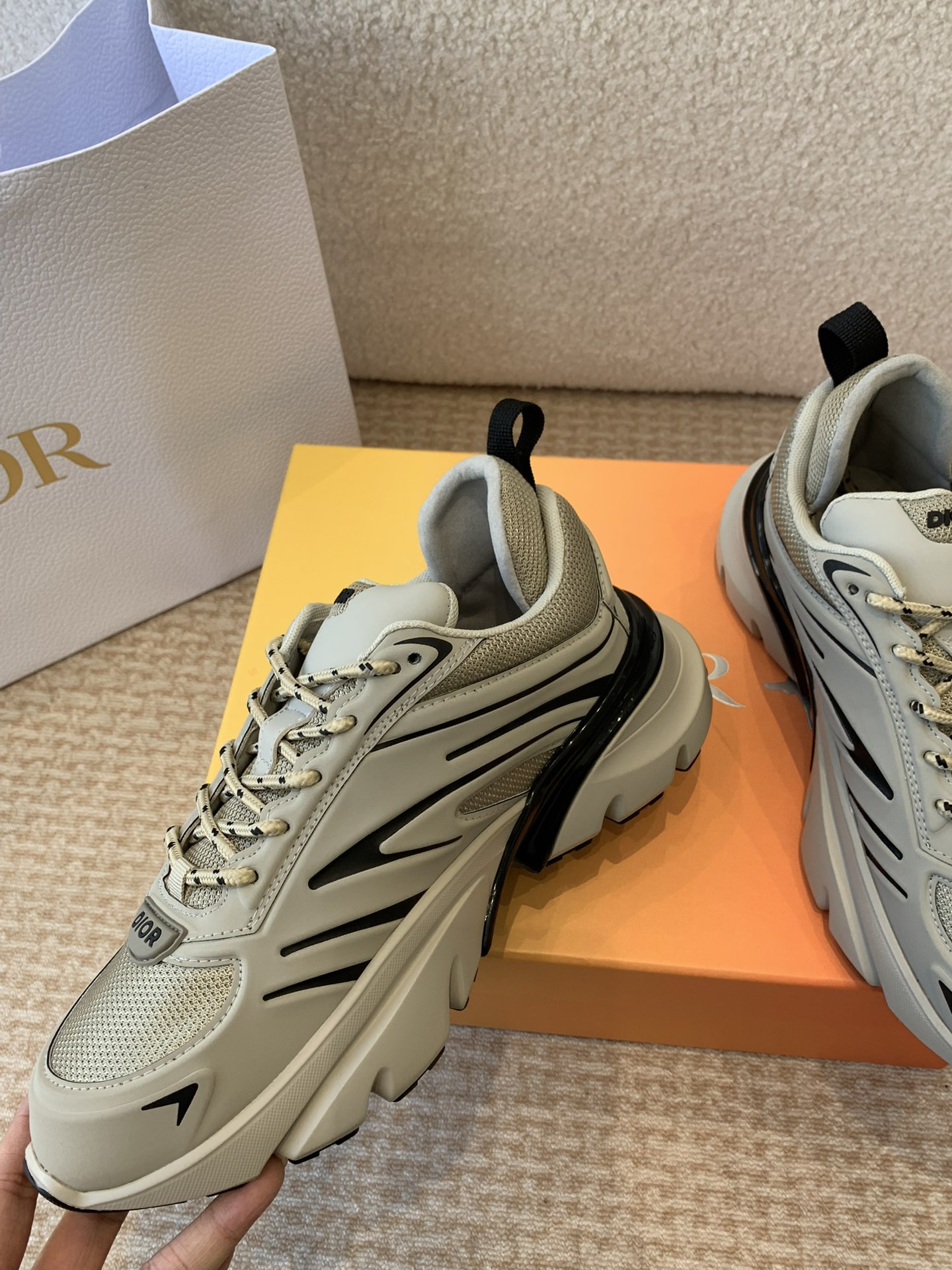 Dior B44 Blade Runner Sneakers Beige