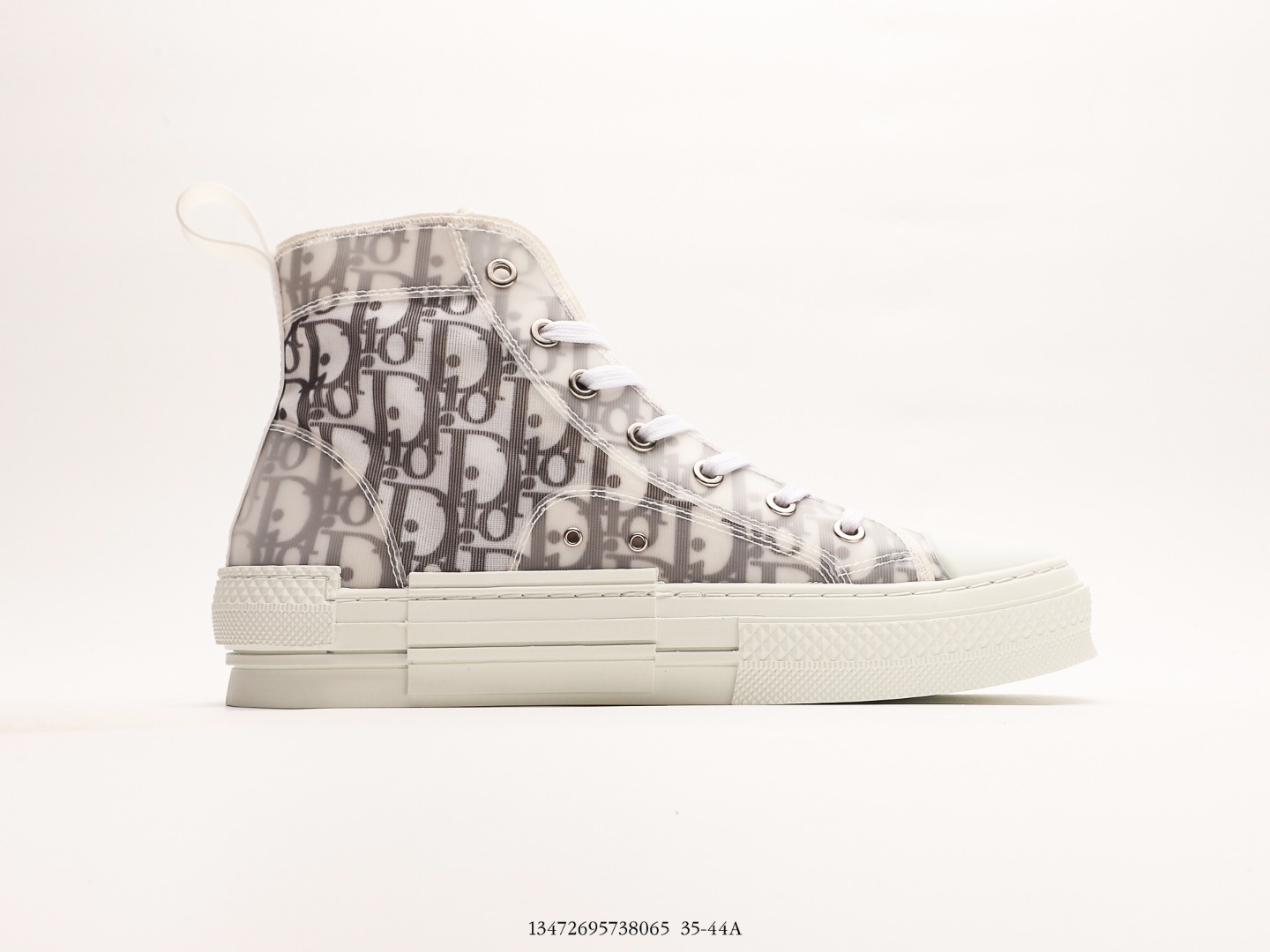 Dior B23 Tears High-Top Sneakers Grey