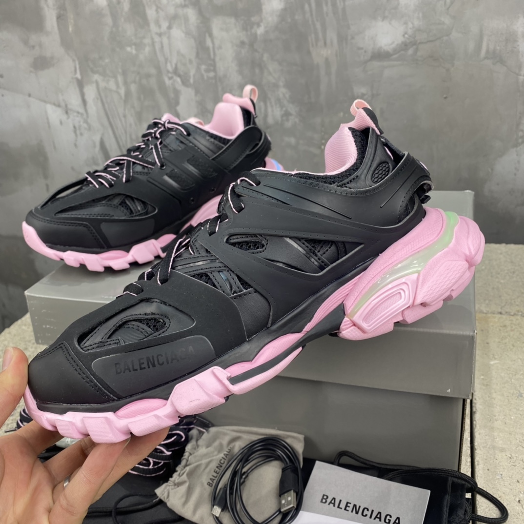 Balenciaga Track LED Sneaker Black Pink