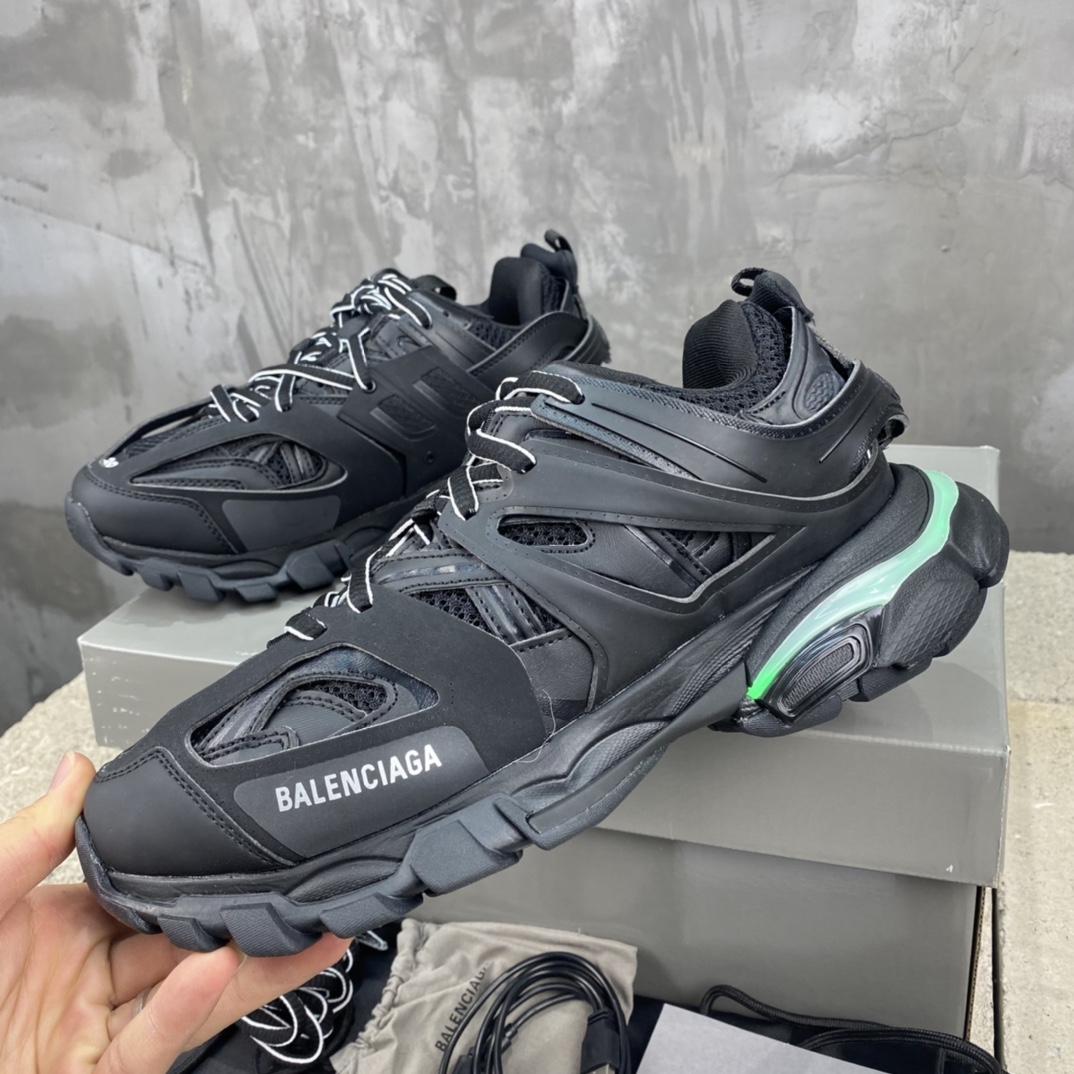 Balenciaga Track LED Trainer Black