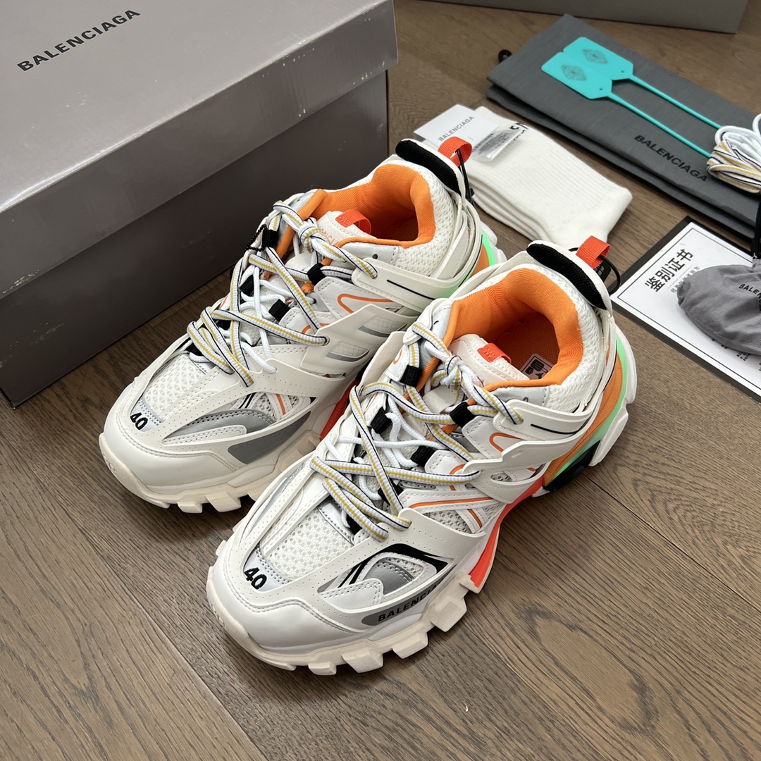 Balenciaga Track Trainer LED Sneakers White