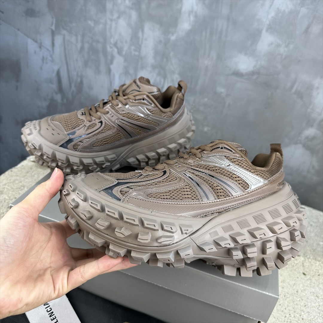 Balenciaga The Haer Project Tire Sole Sneakers Taupe