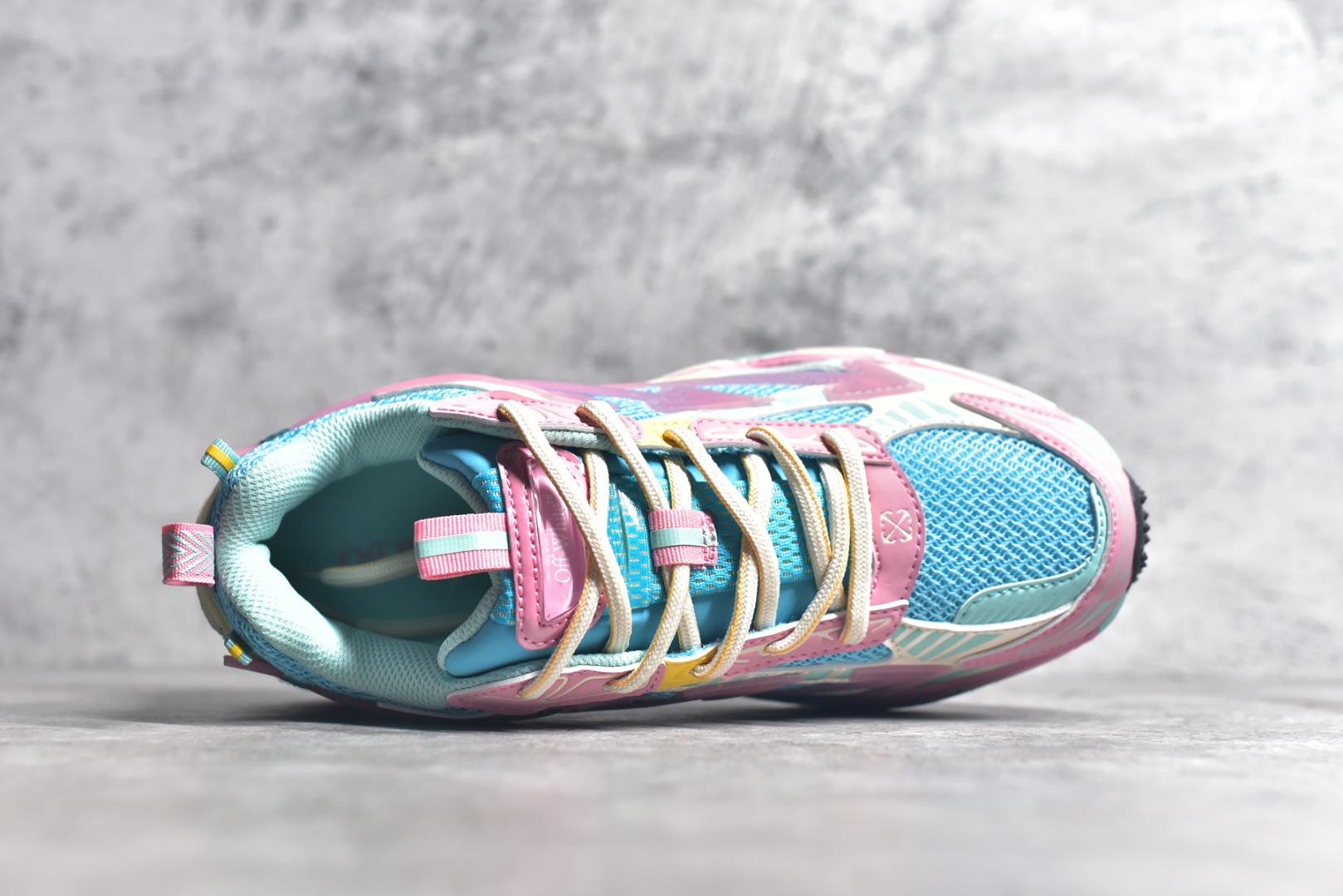 Off-White CO 3D Print Running Shoes Multicolor