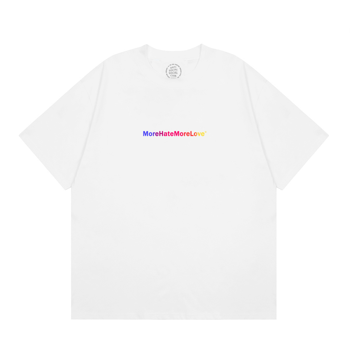 Anti Social Social Club Gradient Logo Tee Multicolor