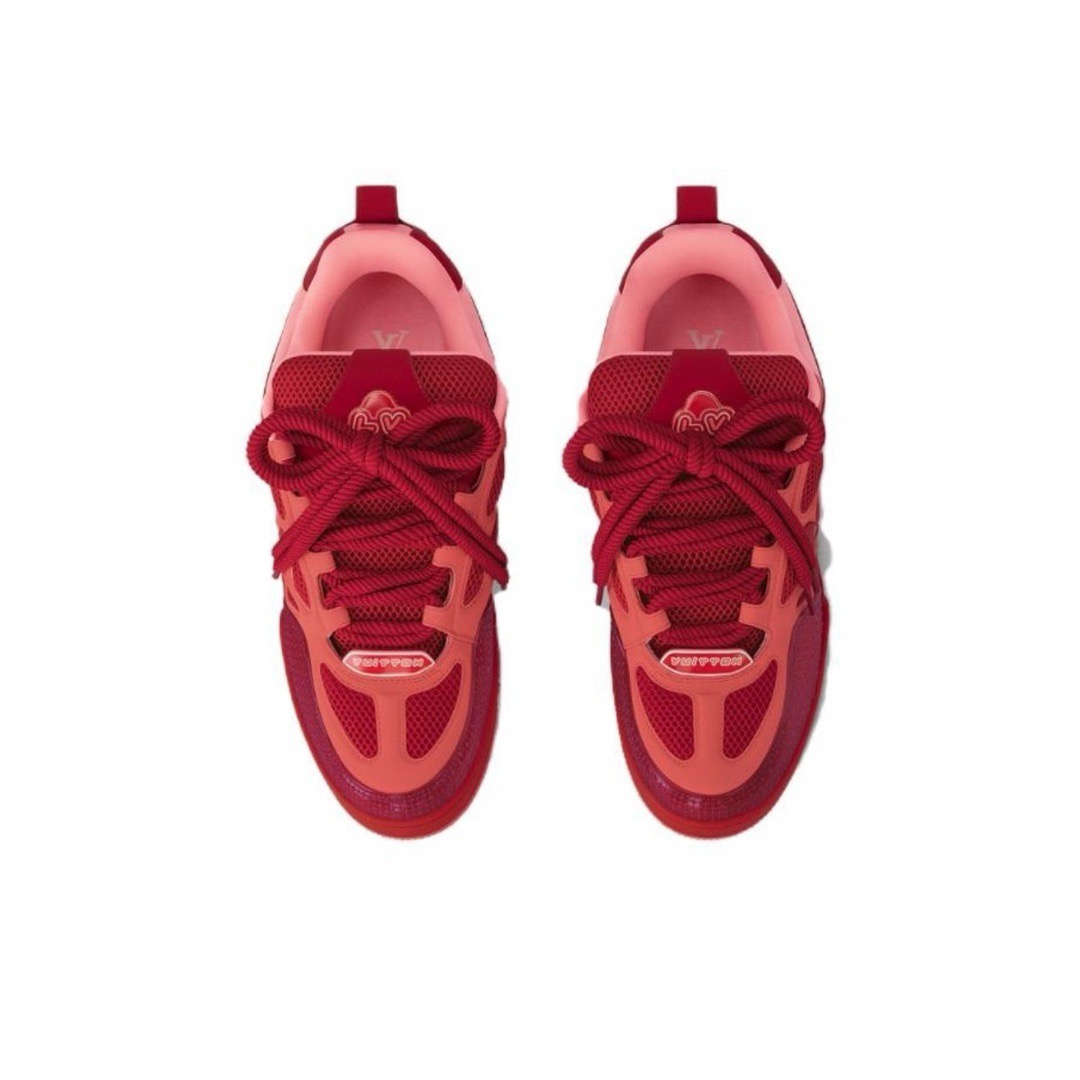 Louis Vuitton LV Skate Chunky Sneakers Red