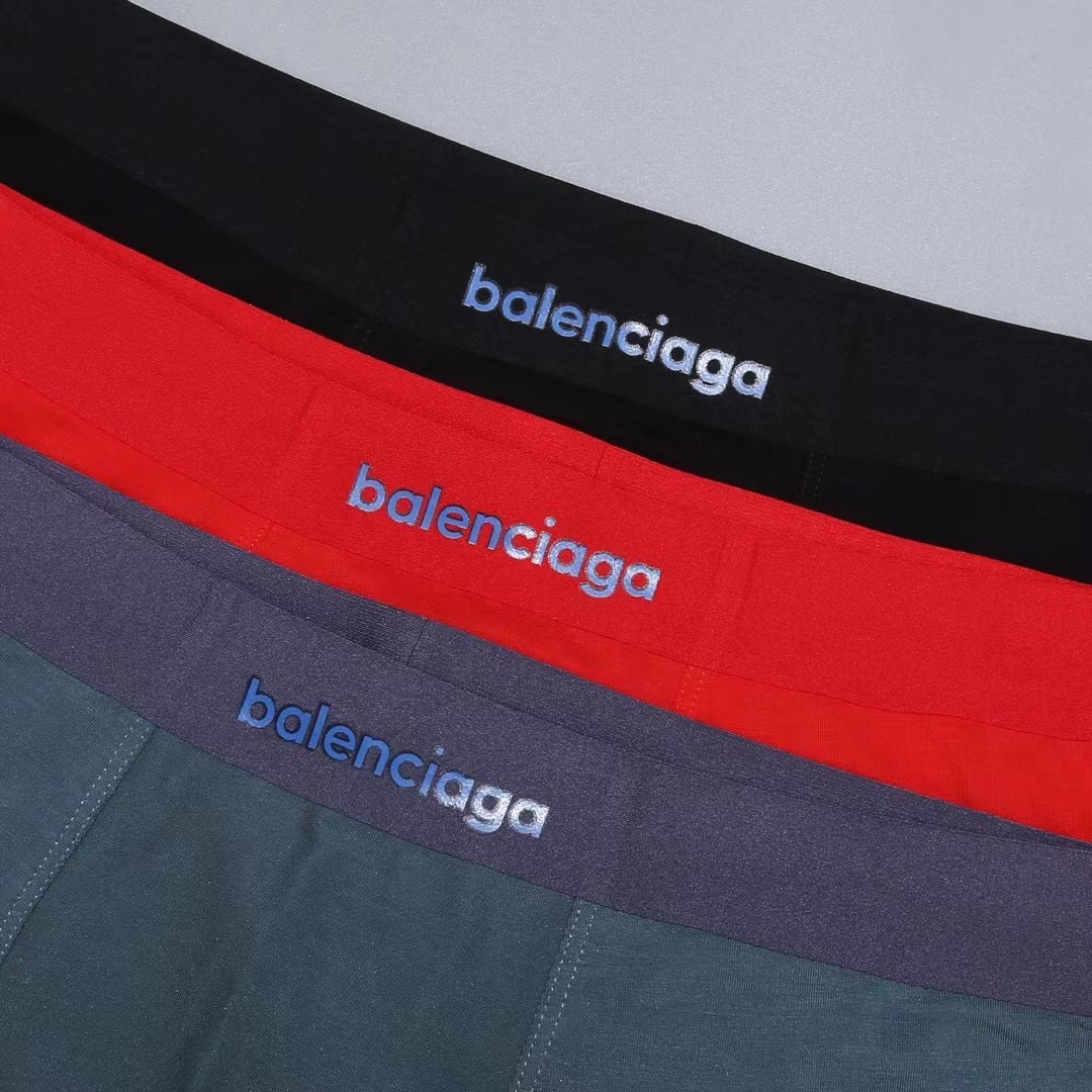 Balenciaga Seamless Modal Boxer Briefs 3-Pack Multicolor