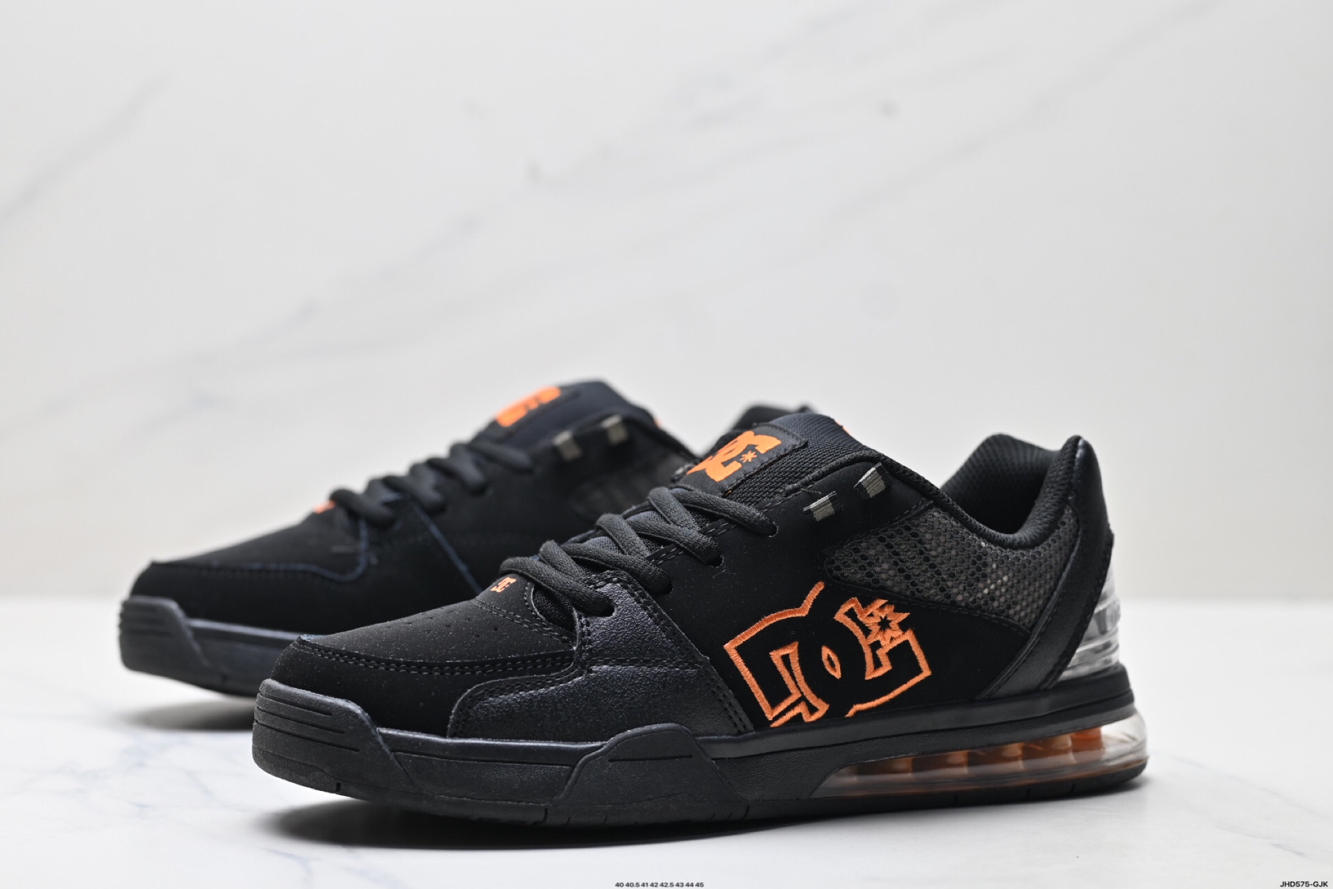 DC Shoes Versatile Air Low-Top Sneakers Black/Orange