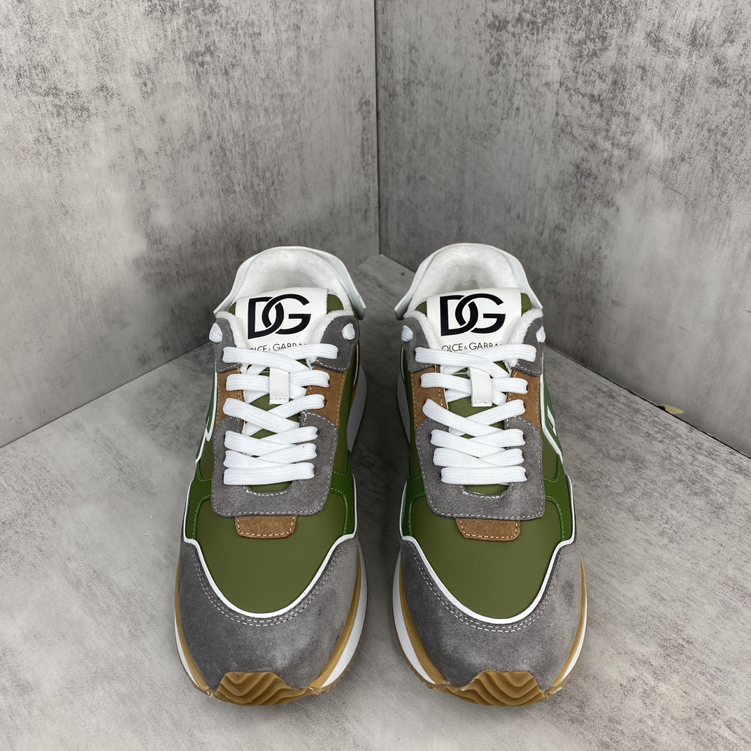 Dolce & Gabbana DG Logo Dad Sneakers Green