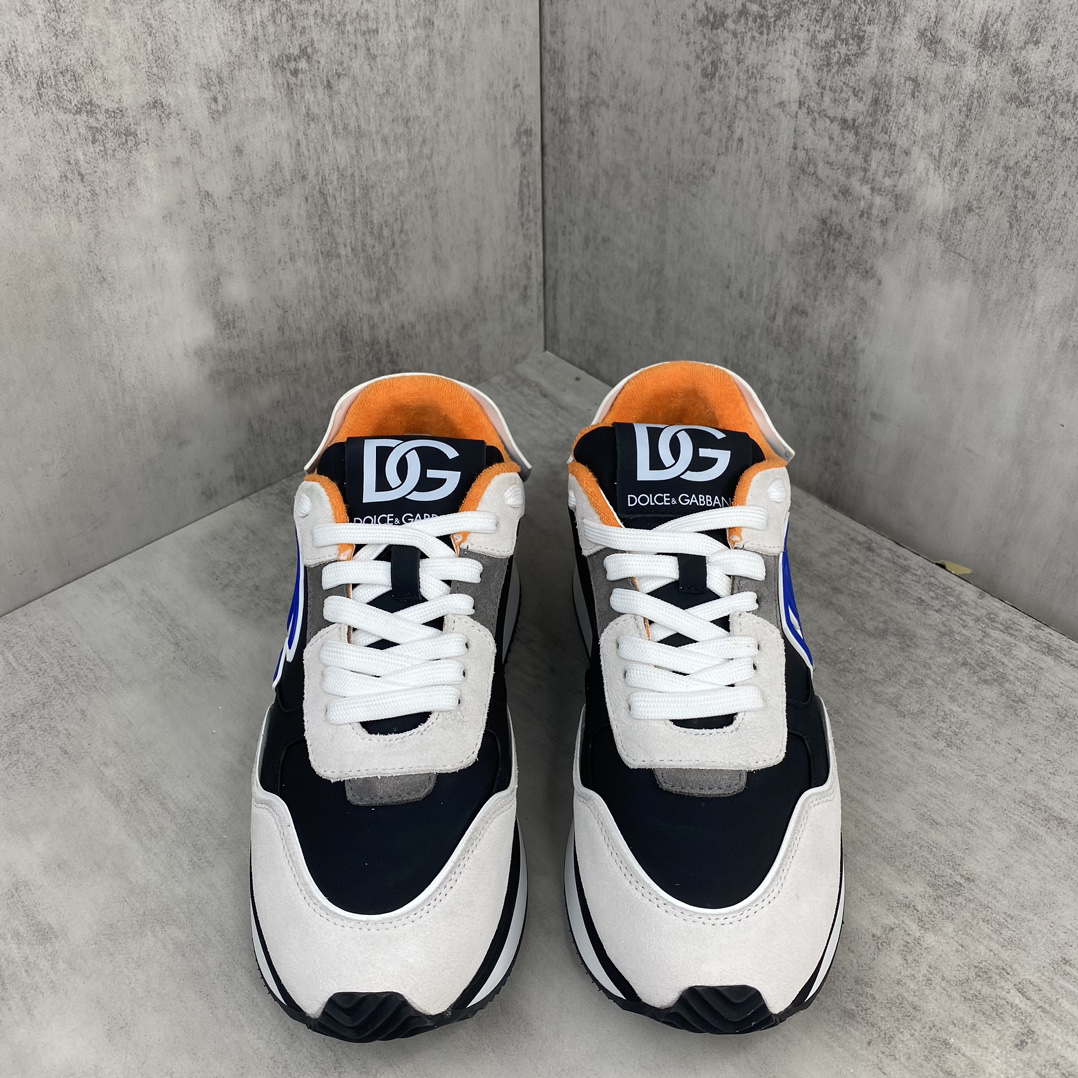 Dolce & Gabbana DG Daymaster Sneakers Black/White/Orange