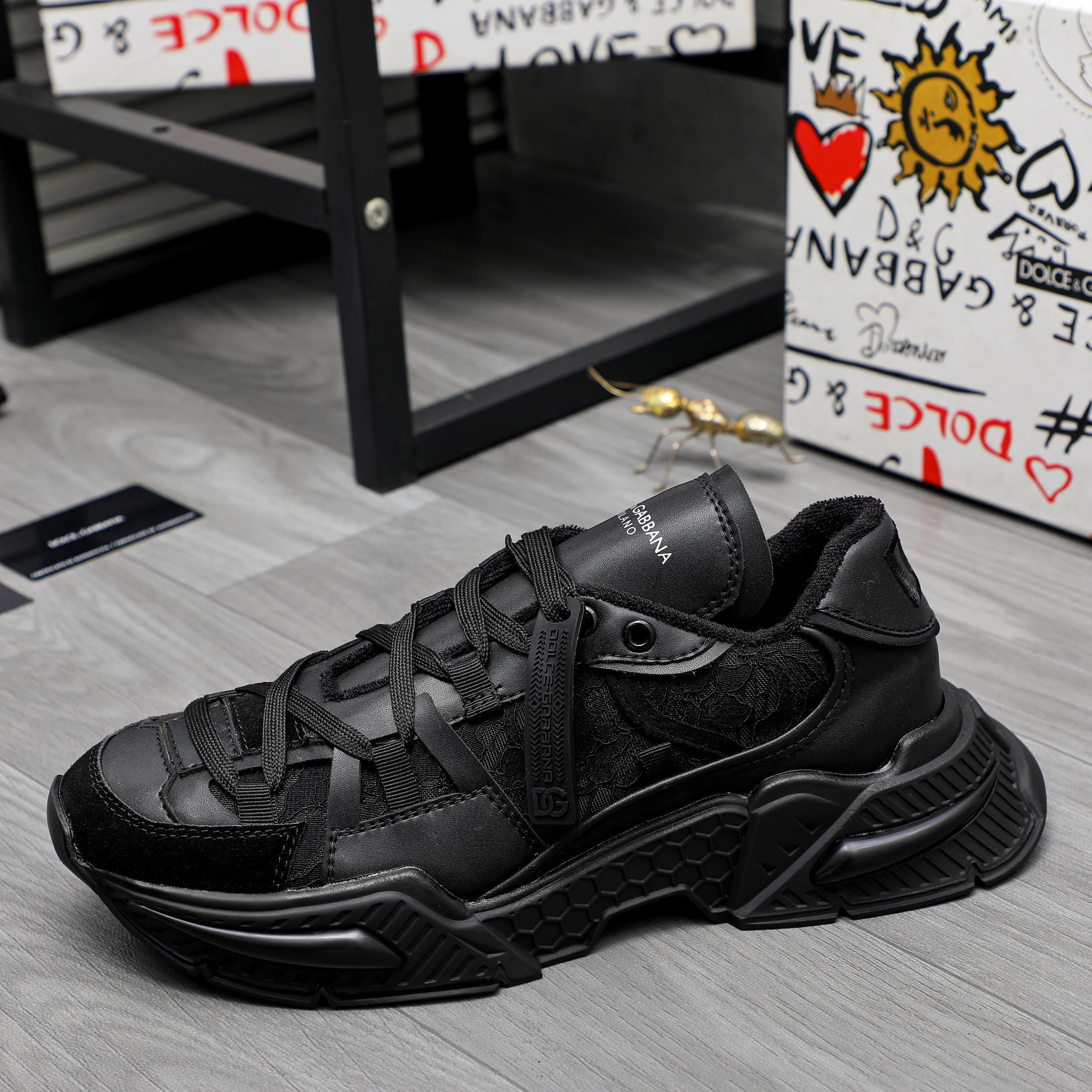 Dolce & Gabbana Chunky Sneakers Black