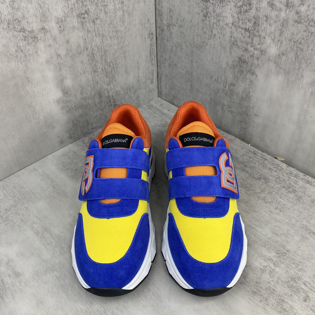 Dolce & Gabbana Daymaster Sneakers Blue/Yellow/Orange