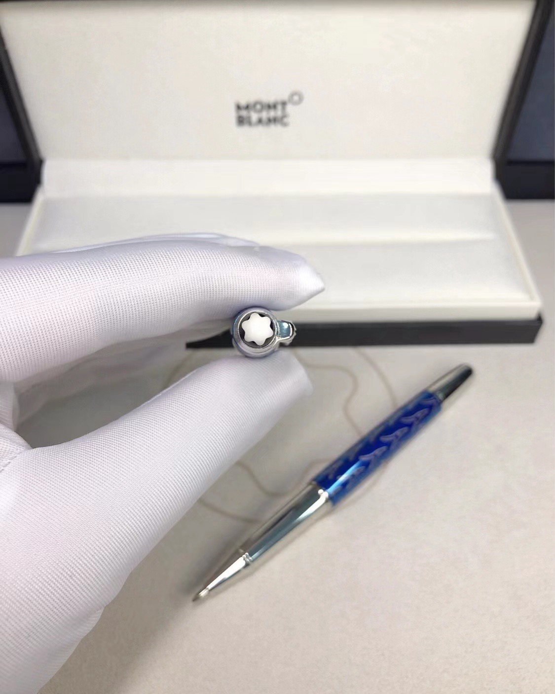 Montblanc Meisterstuck 163 Ballpoint Pen Blue