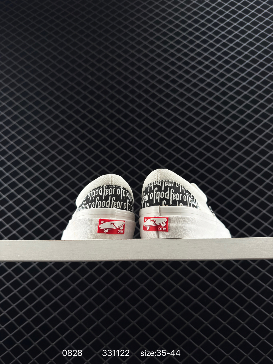 Fear of God x Vans Era 95 Reissue Platform Sneakers Black White