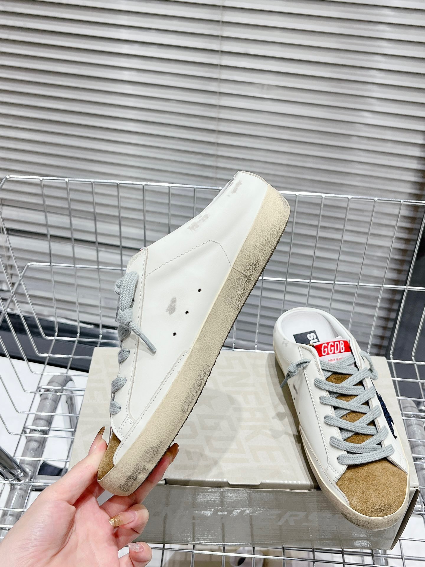 Golden Goose Superstar Sabot Sneakers White