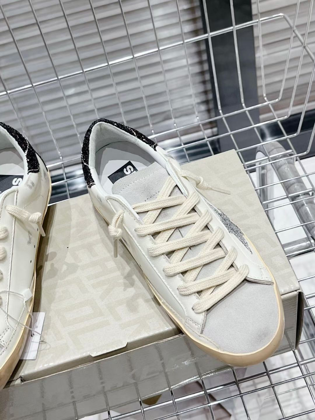 Golden Goose Superstar Sneakers Black/Silver/White