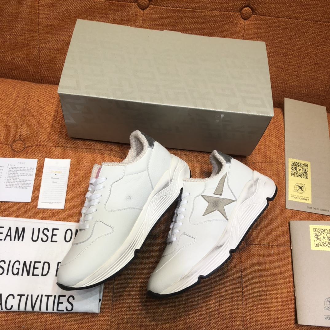 Golden Goose GGDB Running Lift Sneakers White