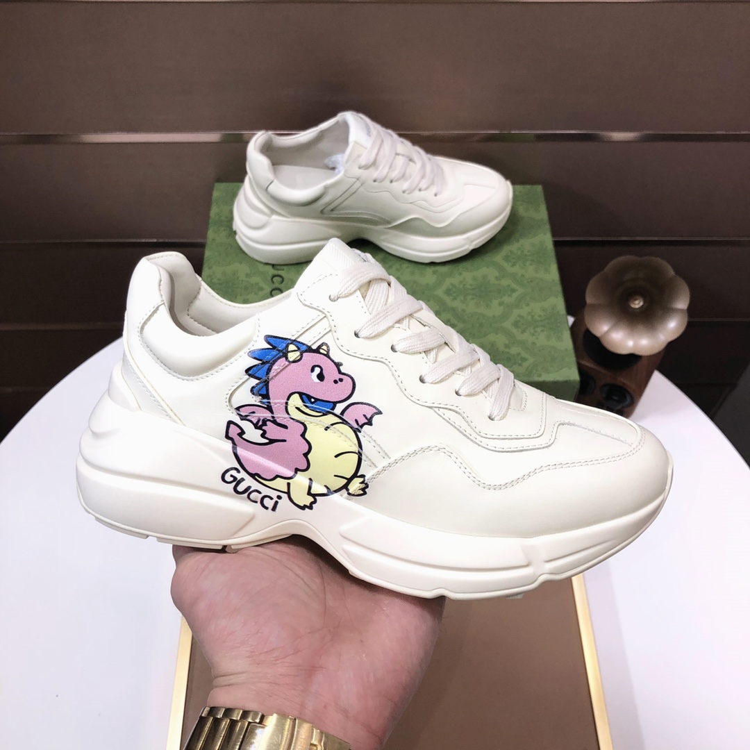 Gucci Dragon Dad Sneakers White