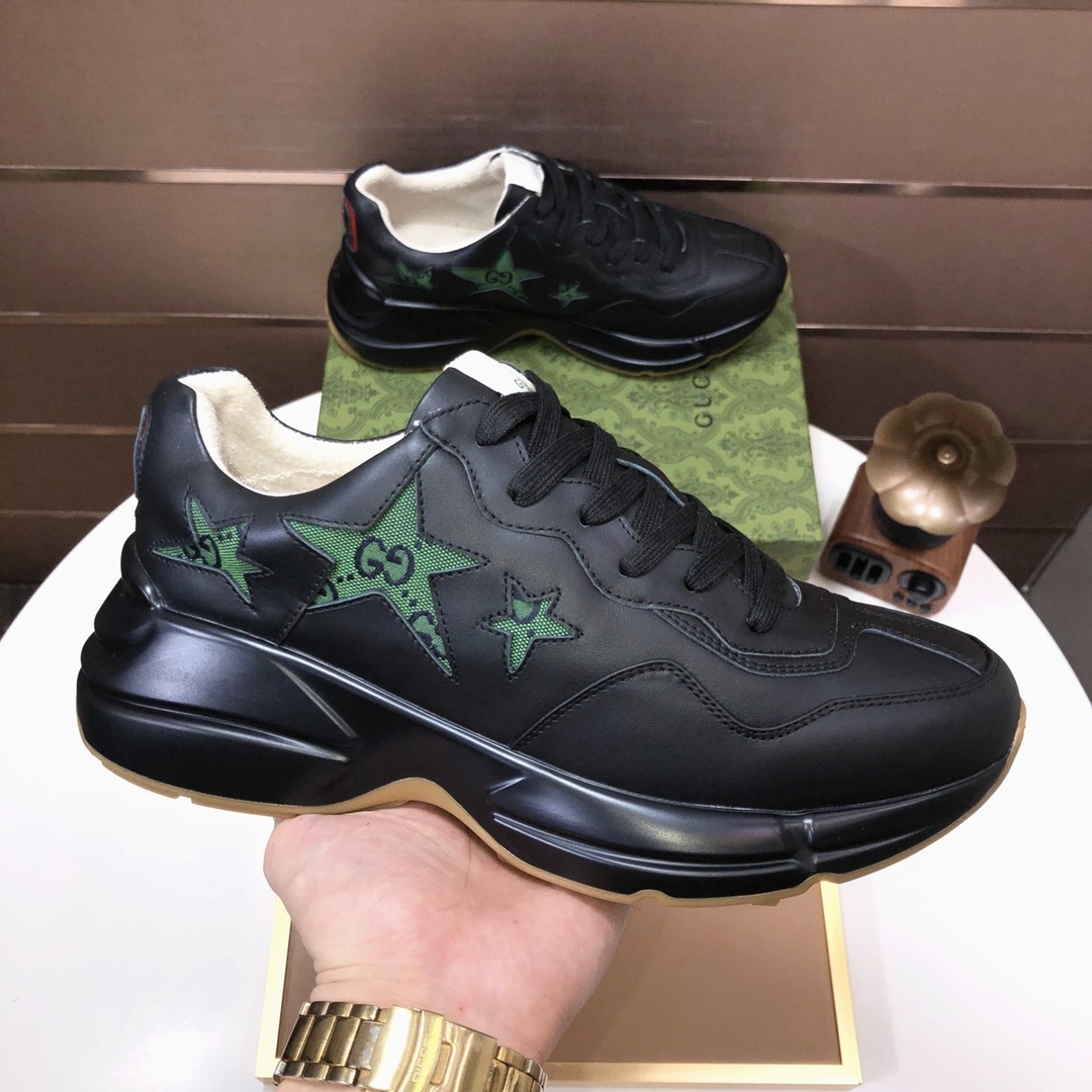 Gucci Chunky Dad Sneakers Black/Green
