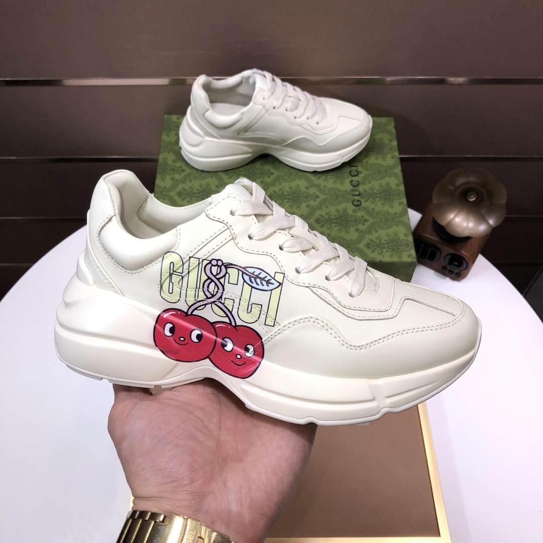 Gucci Cherry Dad Sneakers White