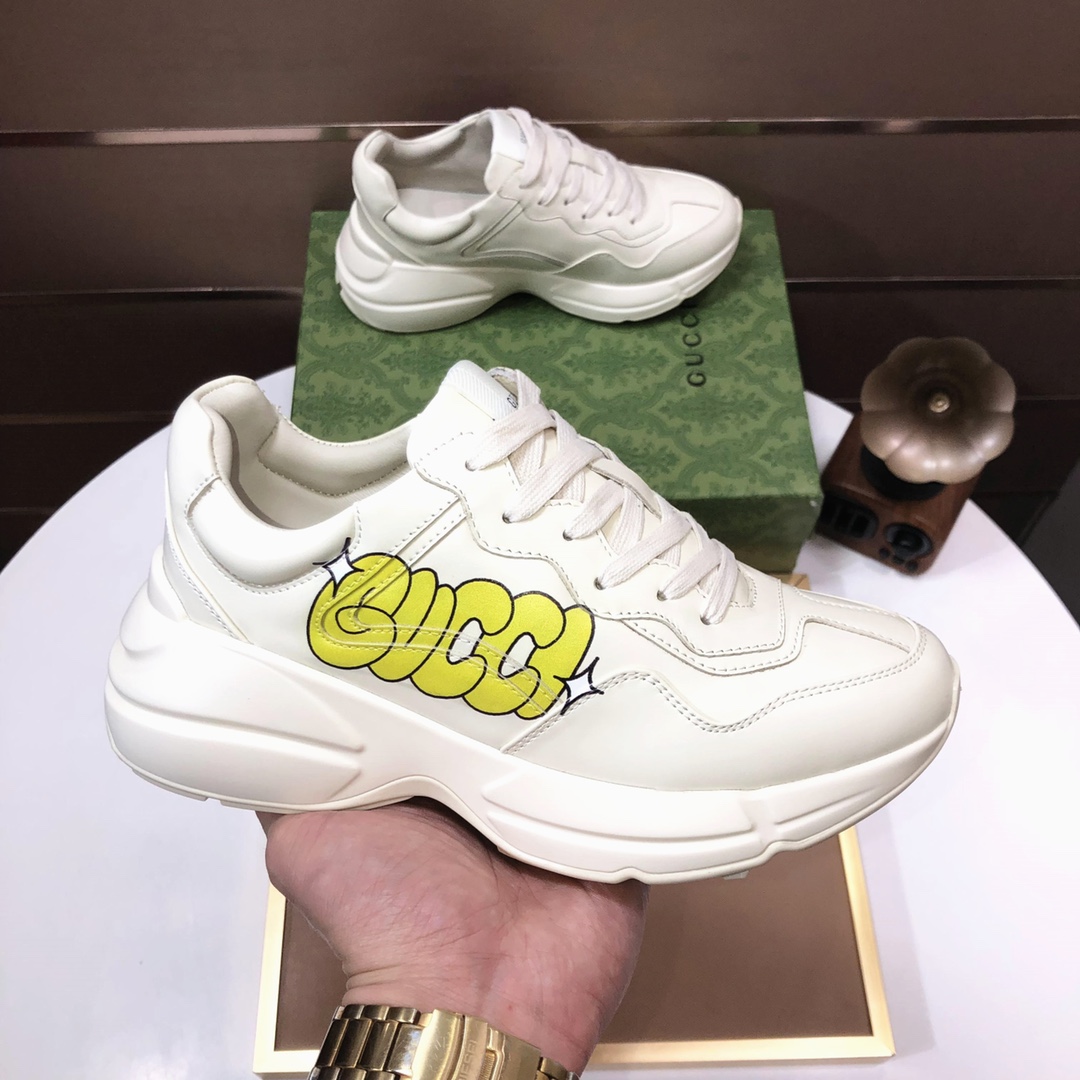 Gucci Rhyton Dad Sneakers Cream