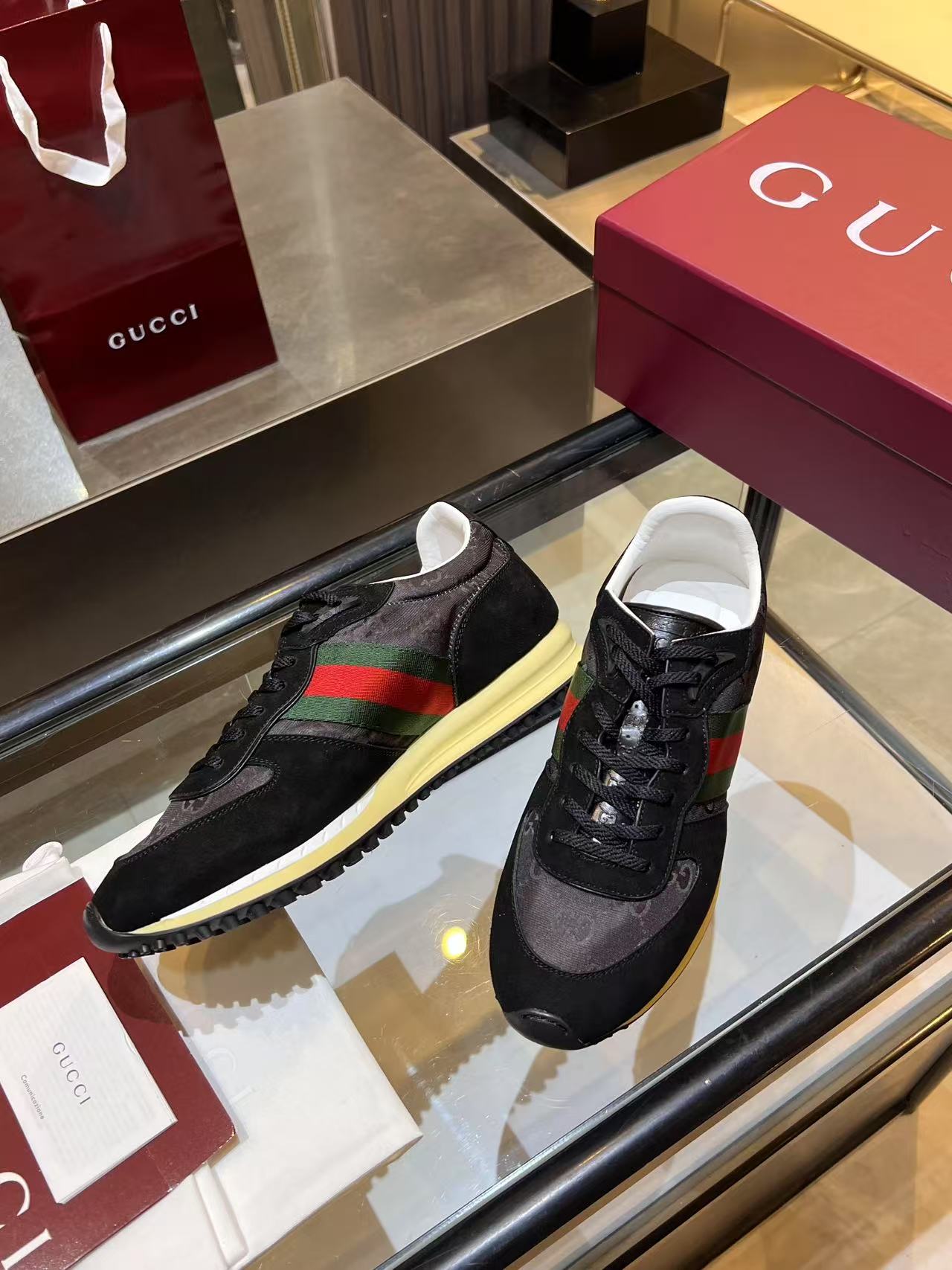 Gucci Re-Motion Platform Sneakers Black