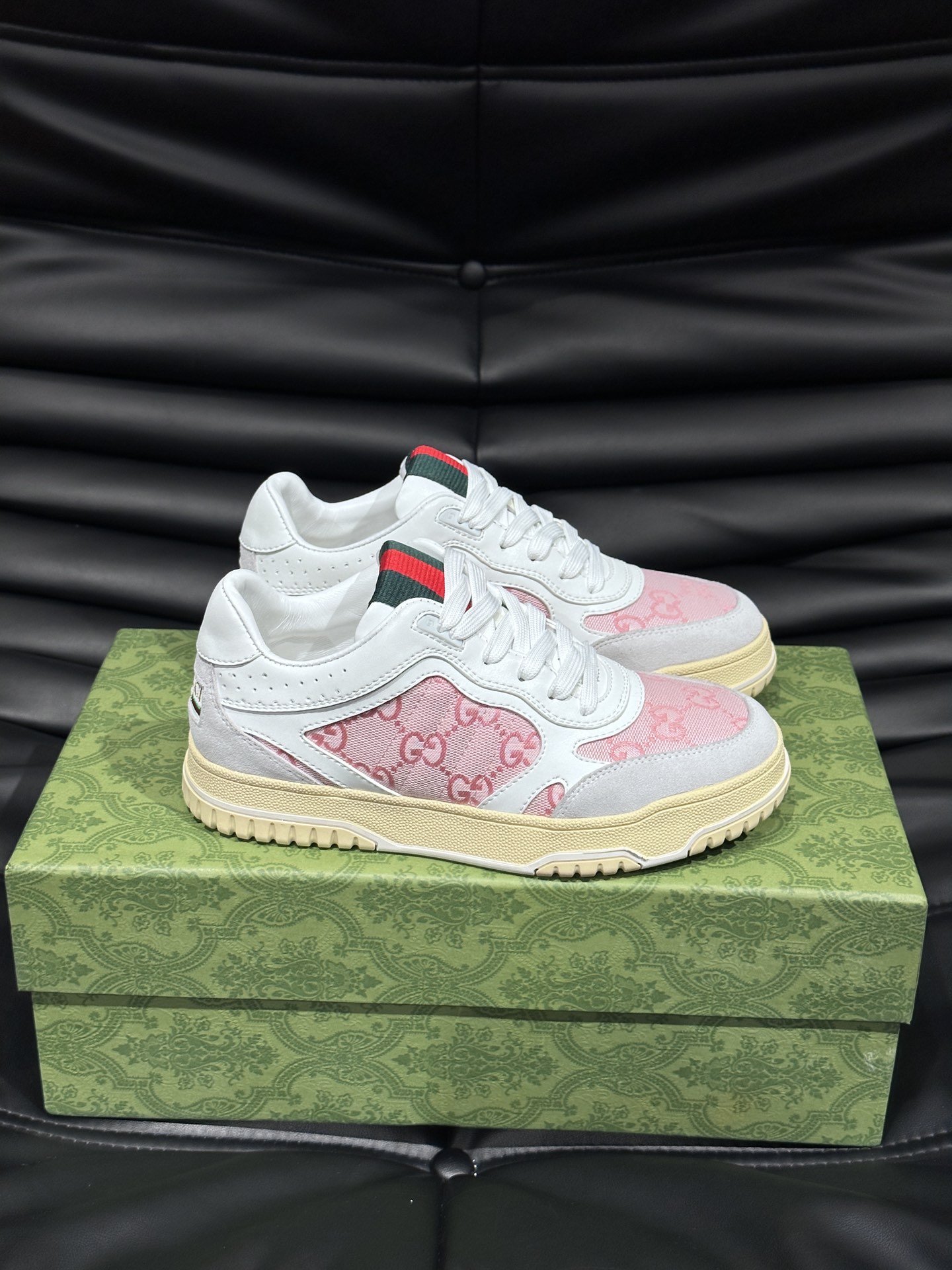 Gucci Re-Web GG Sneakers Pink