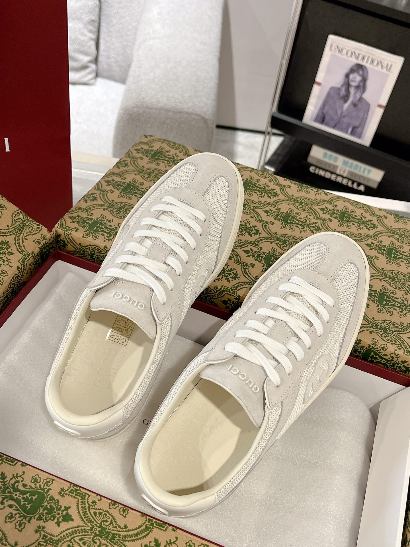 Gucci GG Low-Top Sneakers White