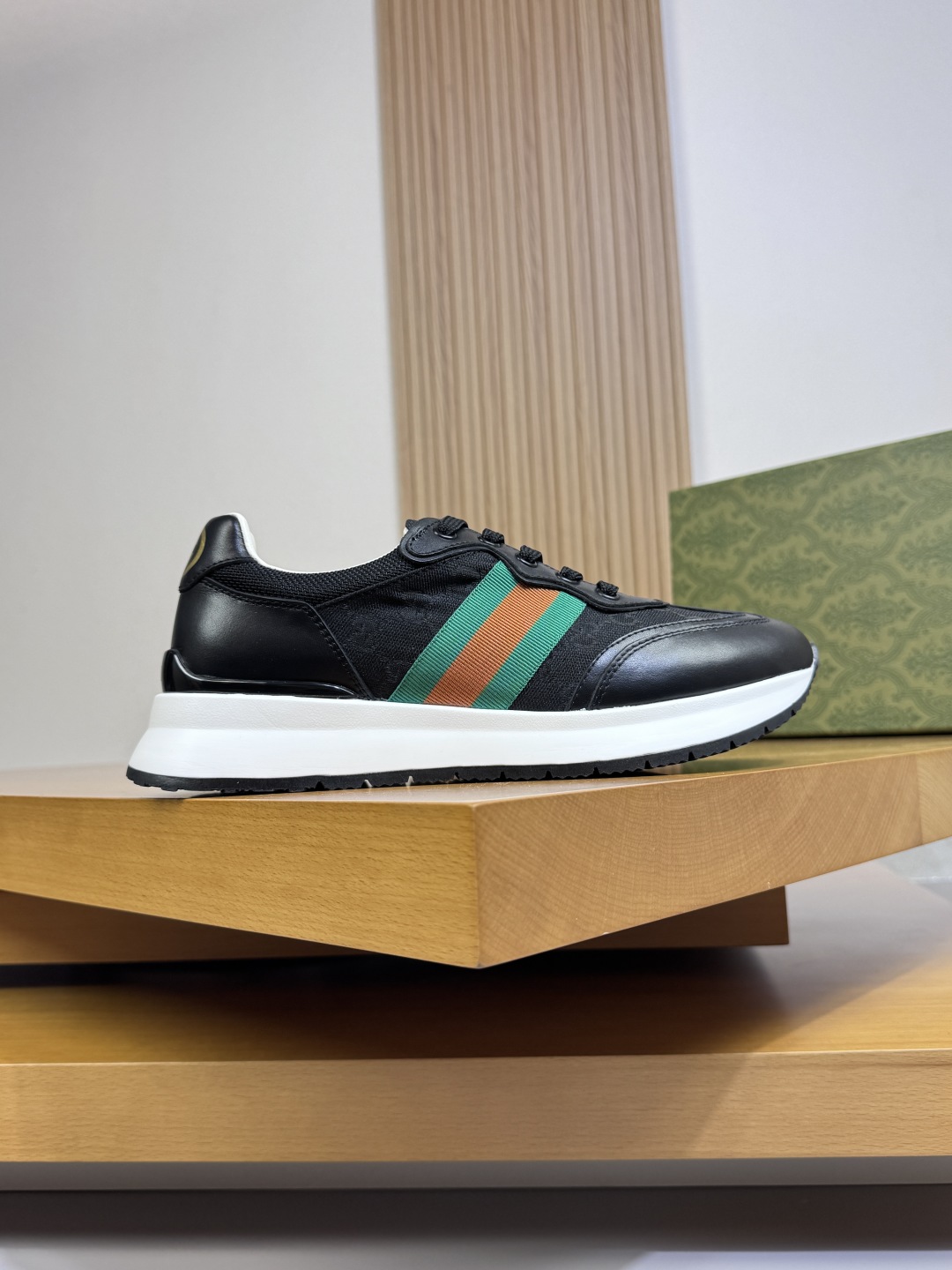 Gucci Web Stripe Sneaker Black