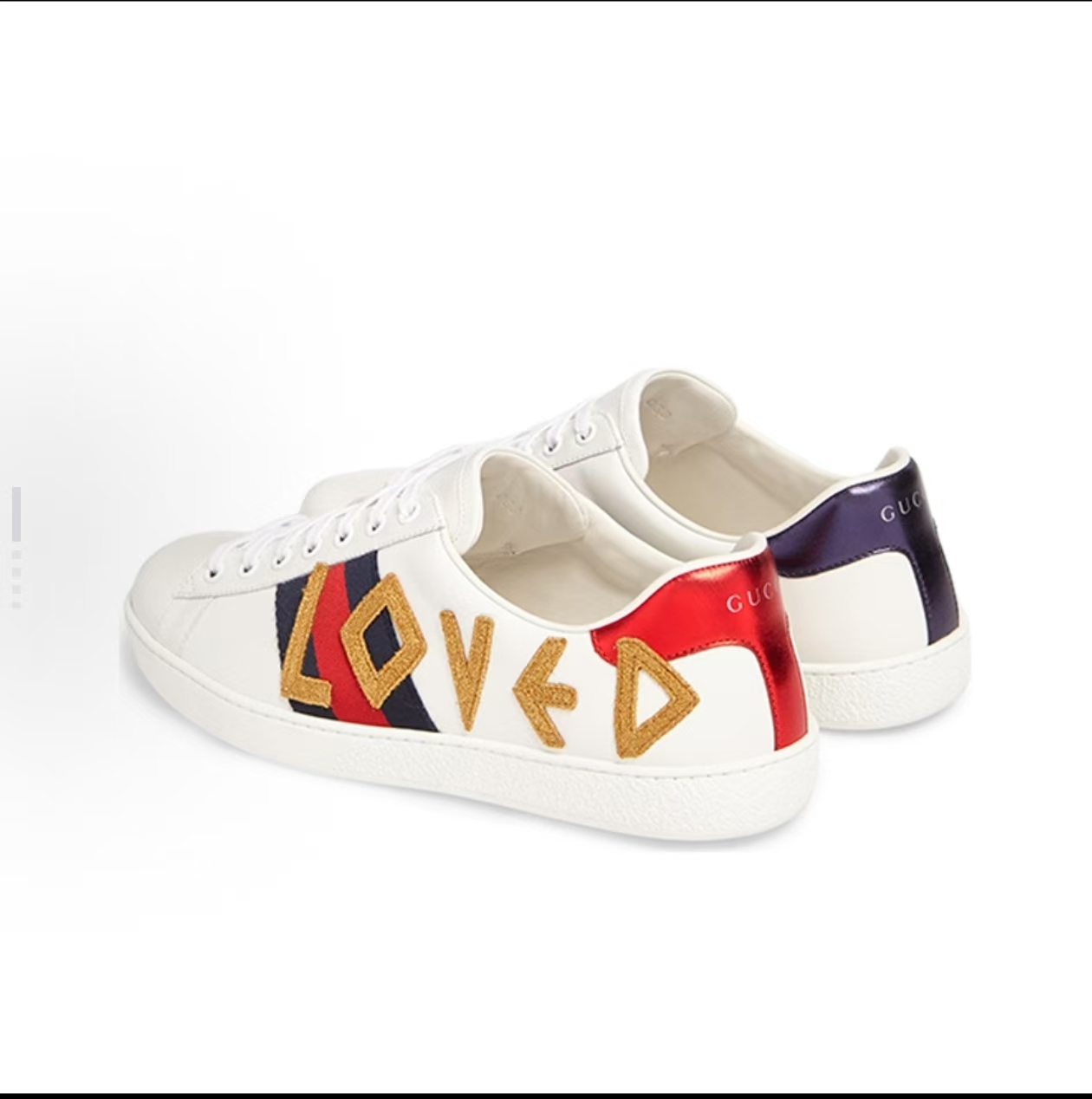 Gucci Ace LOVED Low-Top Sneakers Multicolor