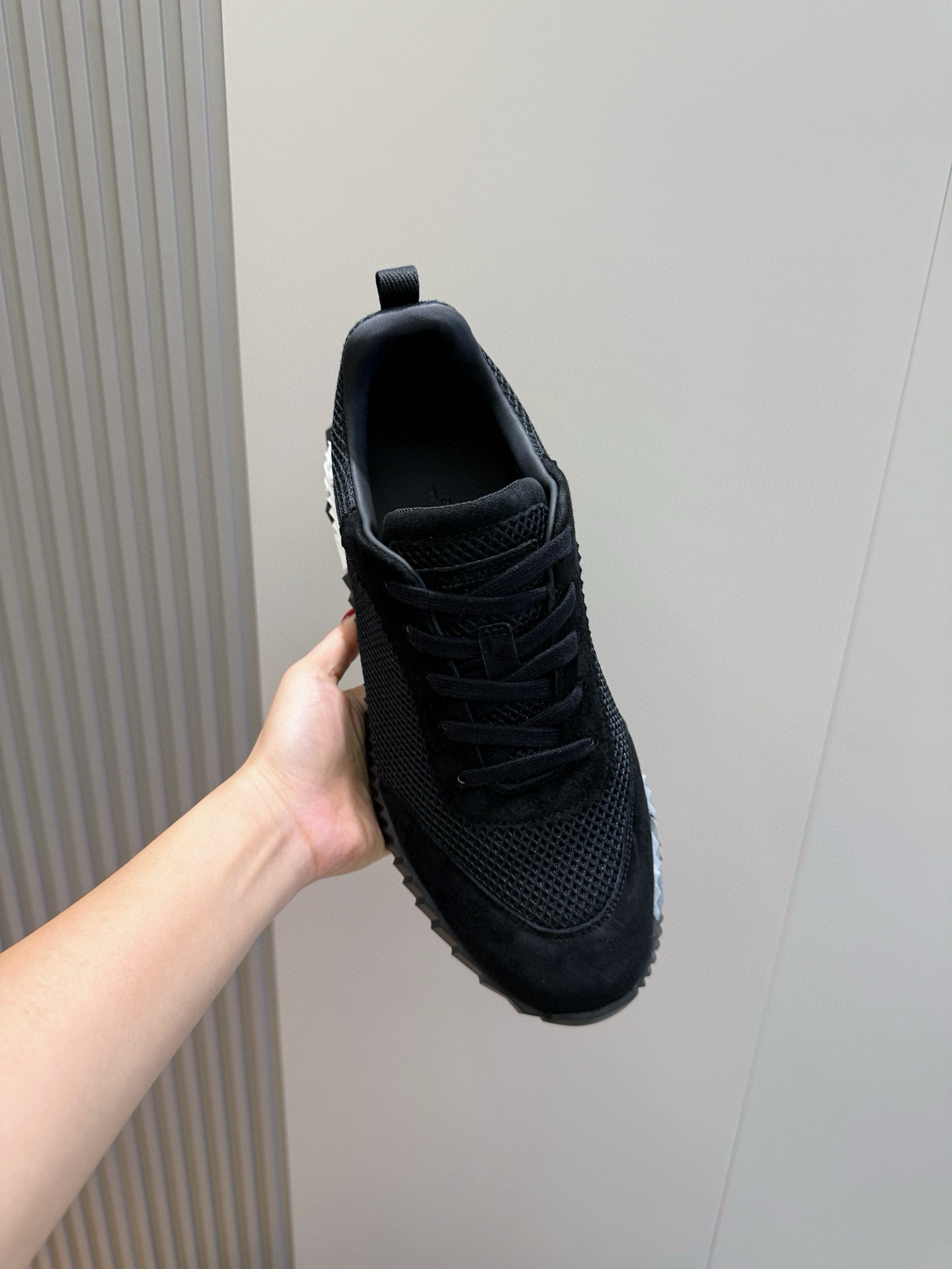 Hermes Bouncing Mesh Sneakers Black