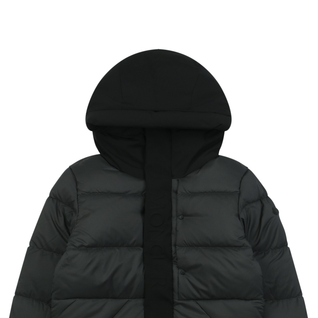 Moncler Madeira Hooded Down Jacket Dark Gray